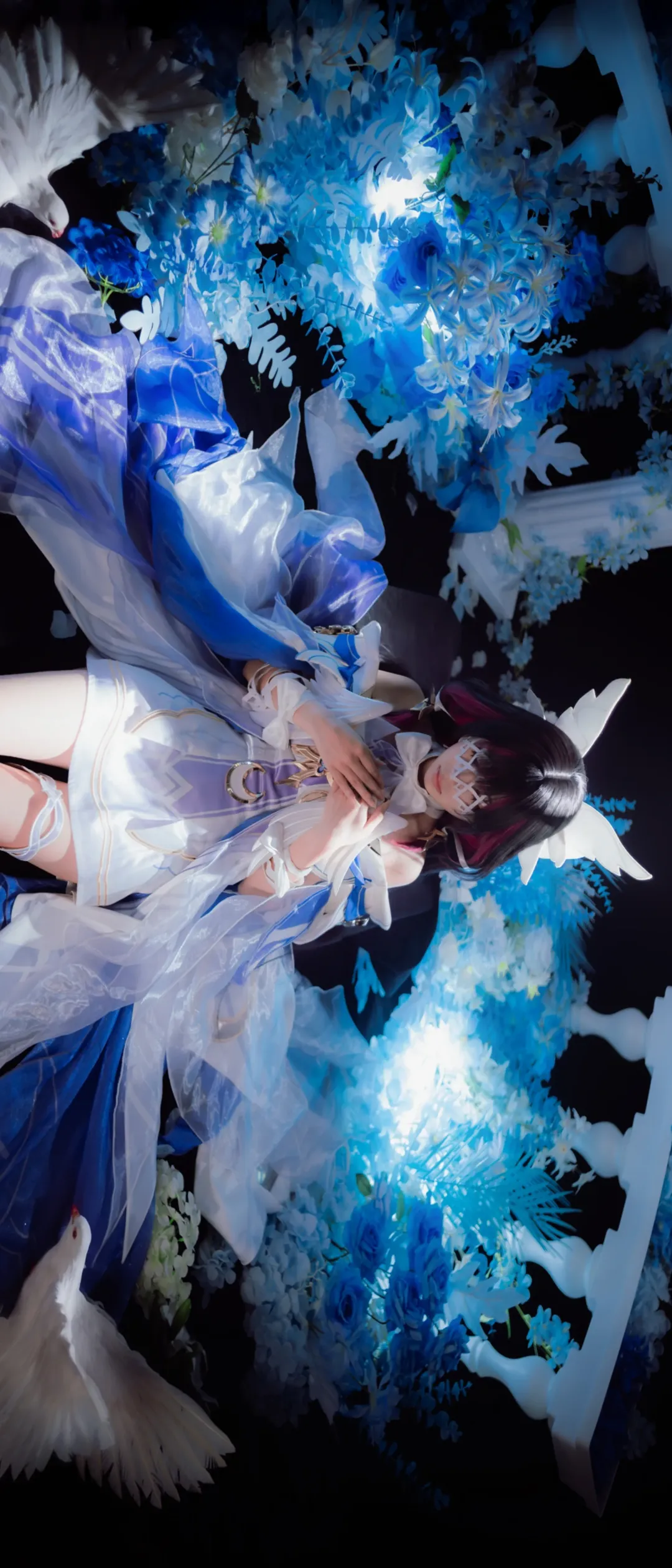 Genshin Impact, Columbina Cosplay, Girl photography, Dreamy wings, Meizhou photography - Image 4
