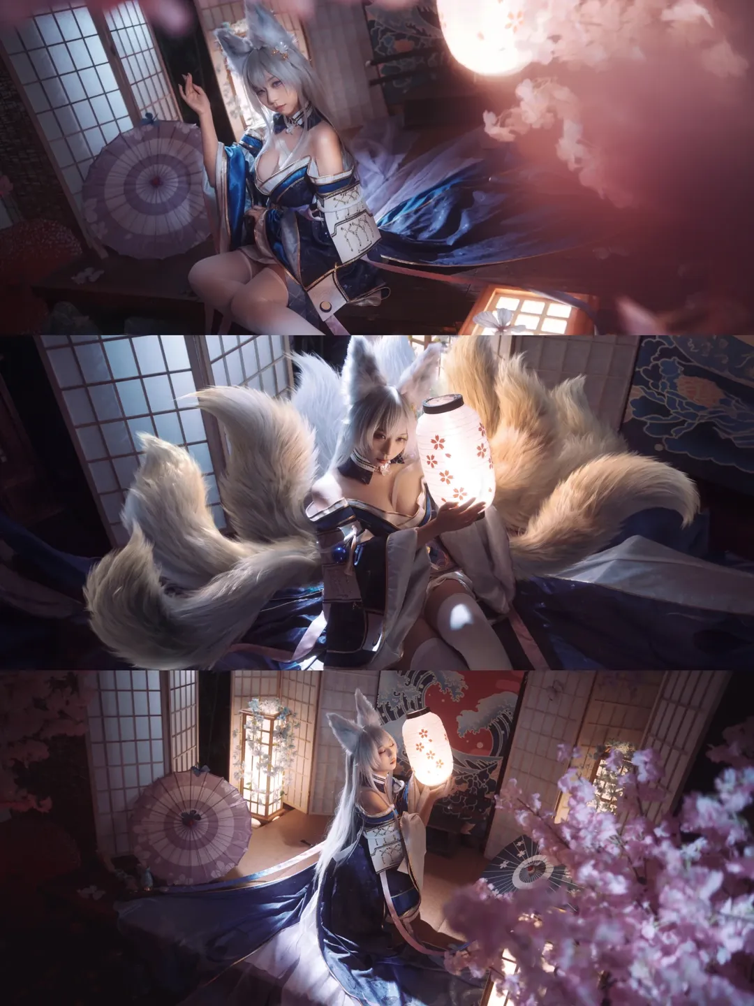 二次元撮影, アズールレーン コスプレ, 梅州での撮影依頼, 古風写真, 和風の狐の妖怪 - 1枚目