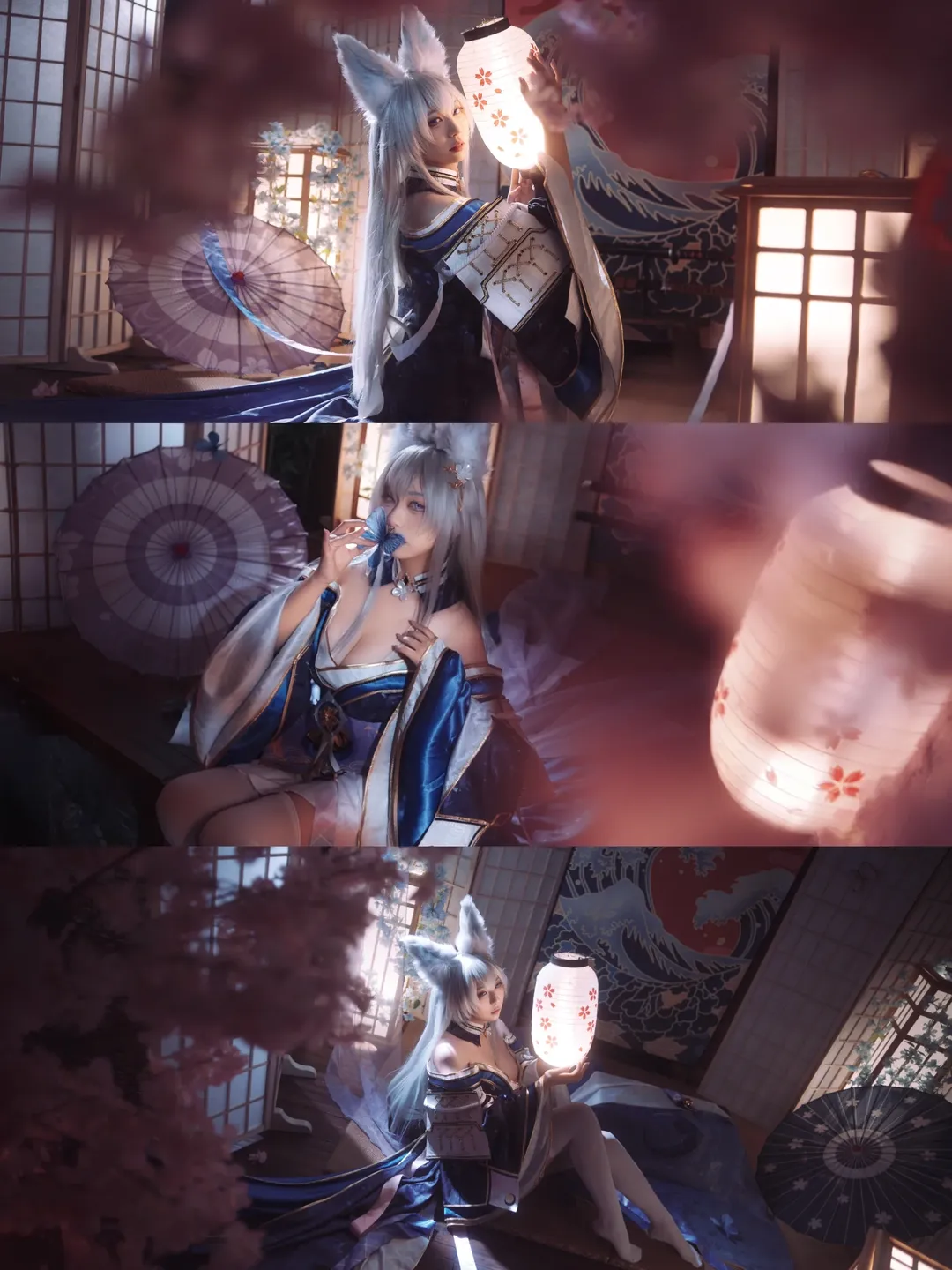 二次元撮影, アズールレーン コスプレ, 梅州での撮影依頼, 古風写真, 和風の狐の妖怪 - 2枚目