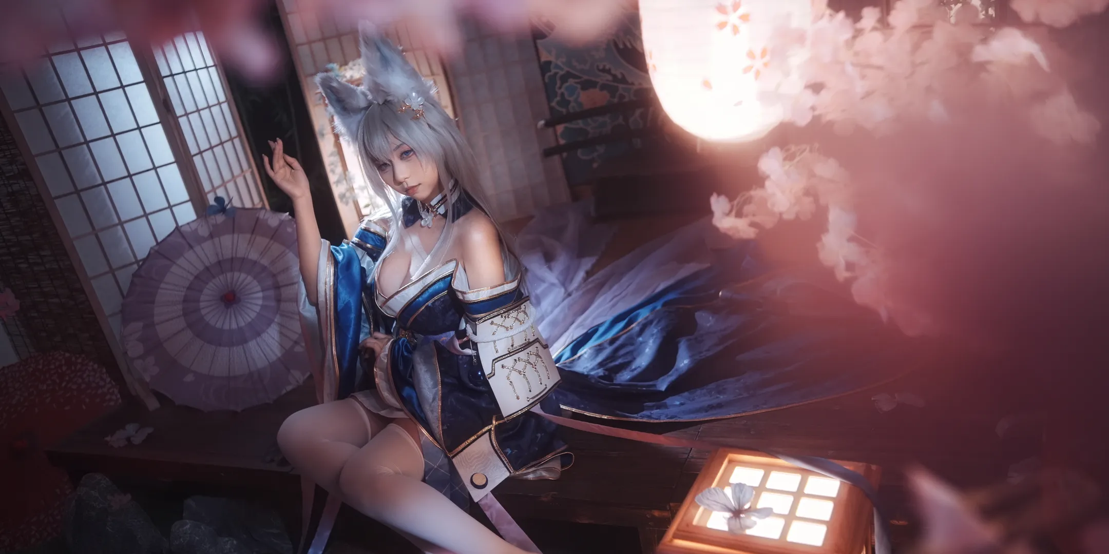 二次元撮影, アズールレーン コスプレ, 梅州での撮影依頼, 古風写真, 和風の狐の妖怪 - 3枚目