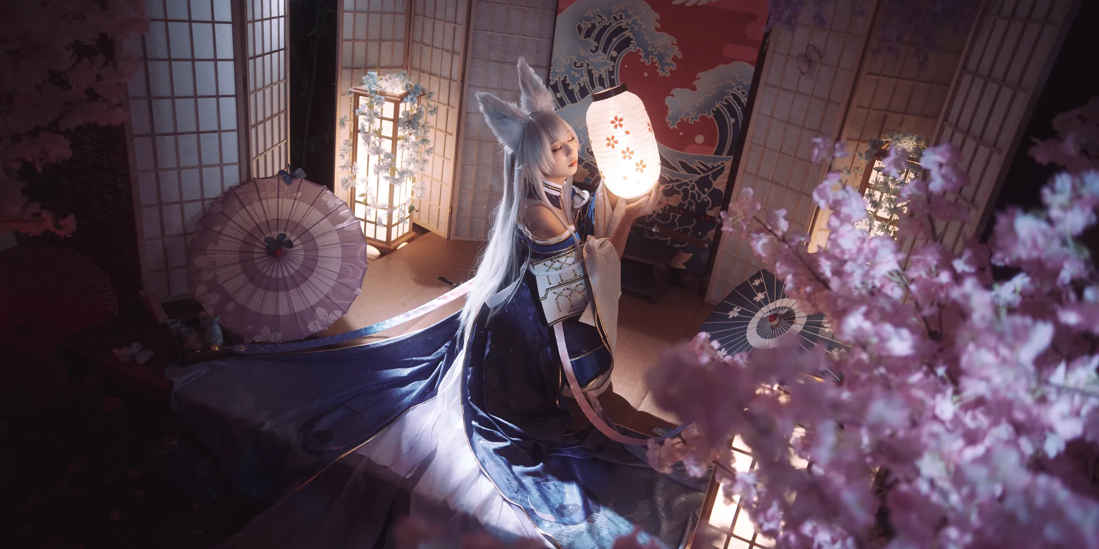 二次元撮影, アズールレーン コスプレ, 梅州での撮影依頼, 古風写真, 和風の狐の妖怪 - 5枚目