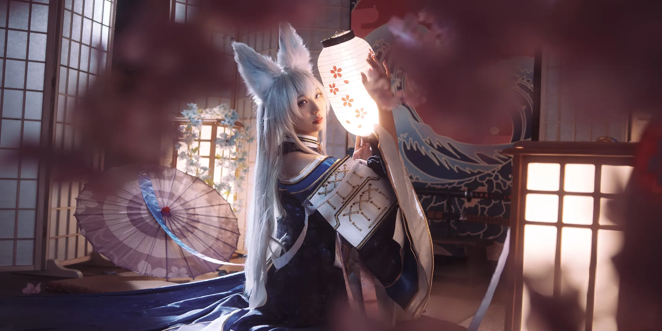 二次元撮影, アズールレーン コスプレ, 梅州での撮影依頼, 古風写真, 和風の狐の妖怪 - 6枚目