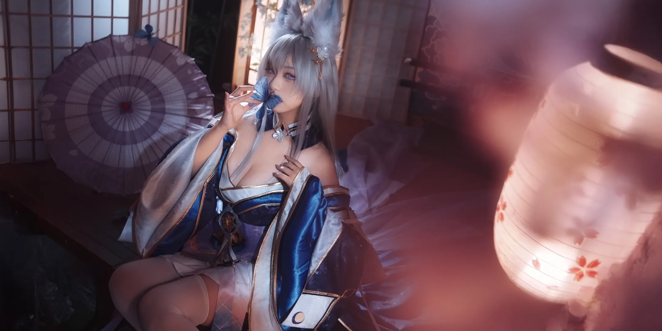 二次元撮影, アズールレーン コスプレ, 梅州での撮影依頼, 古風写真, 和風の狐の妖怪 - 7枚目