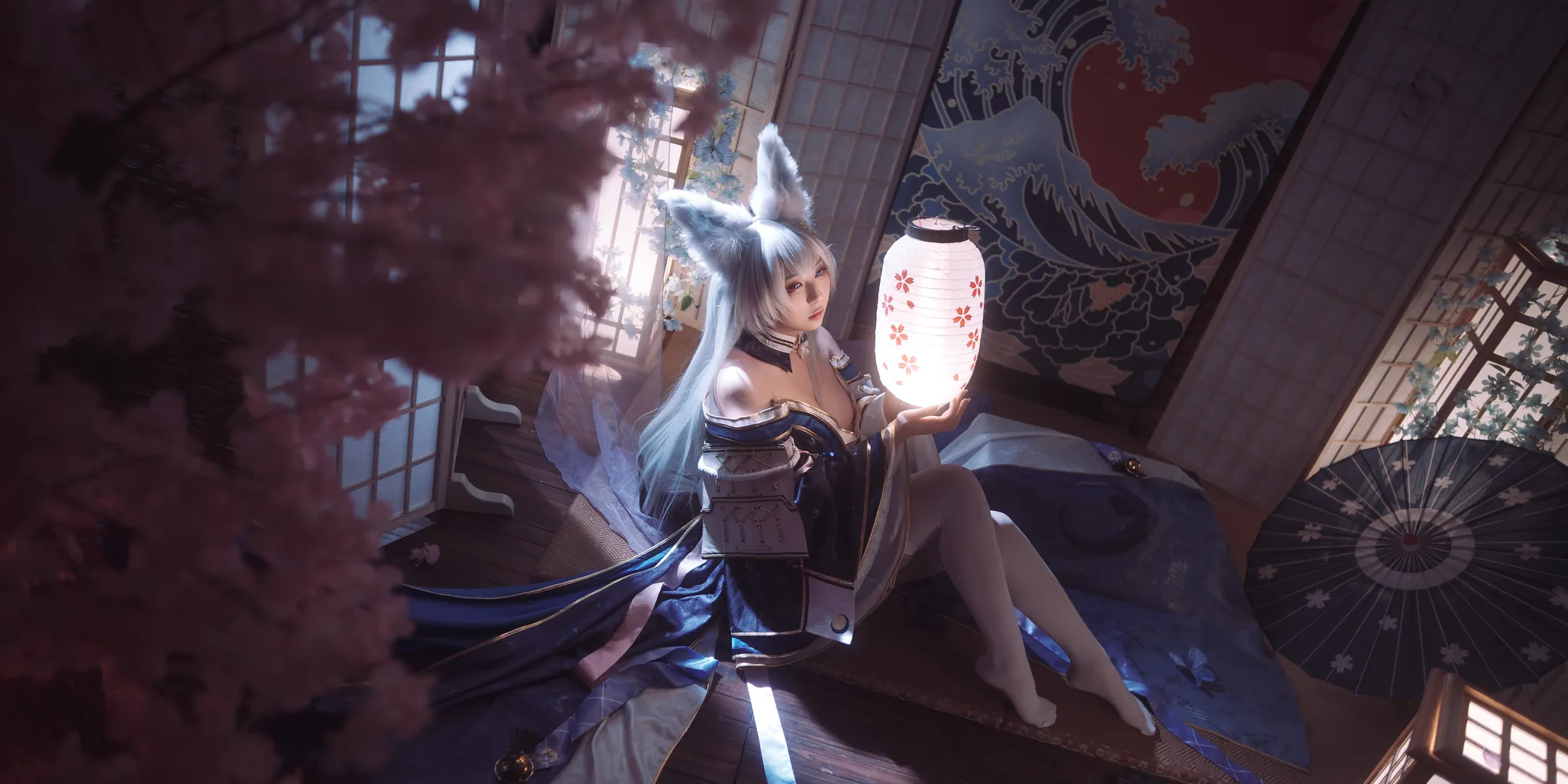 二次元撮影, アズールレーン コスプレ, 梅州での撮影依頼, 古風写真, 和風の狐の妖怪 - 8枚目