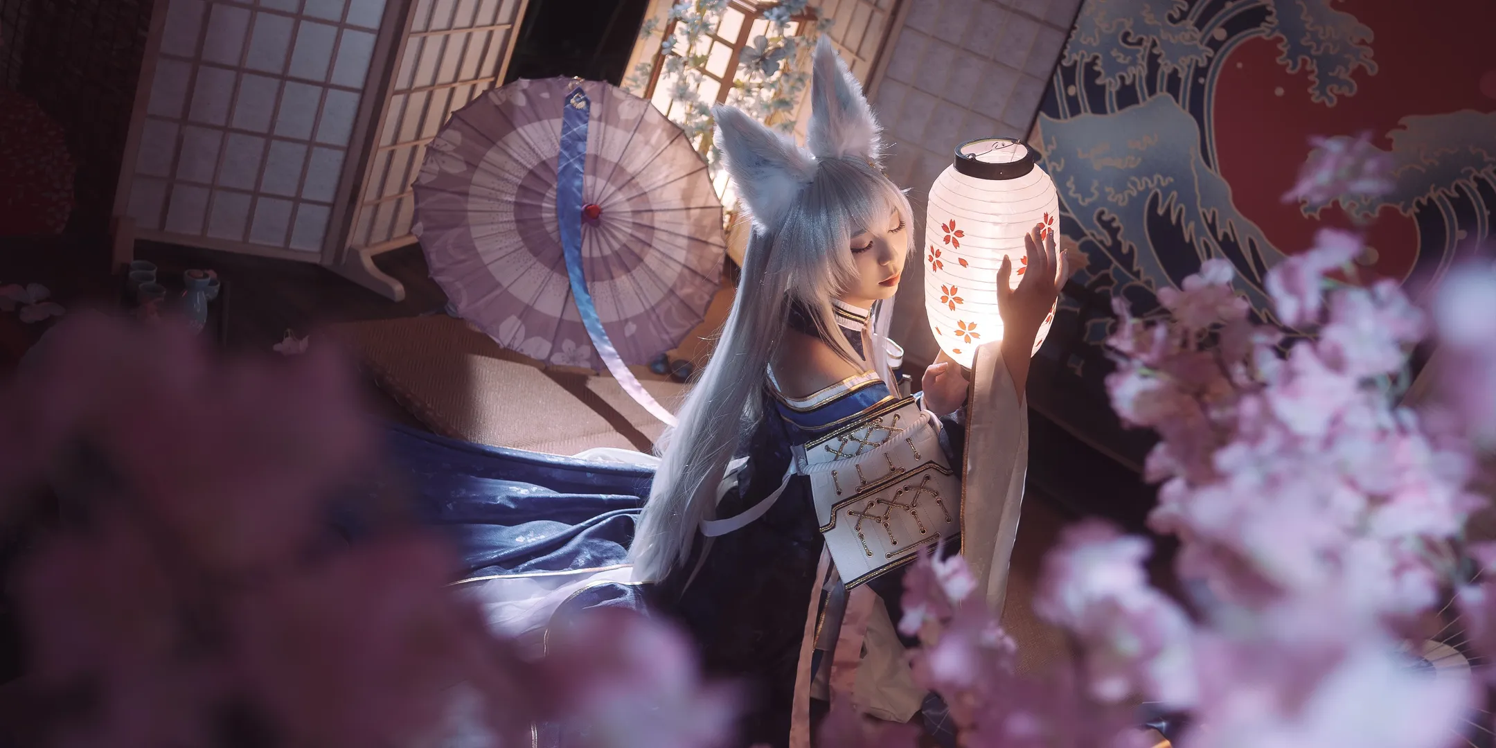 二次元撮影, アズールレーン コスプレ, 梅州での撮影依頼, 古風写真, 和風の狐の妖怪 - 9枚目