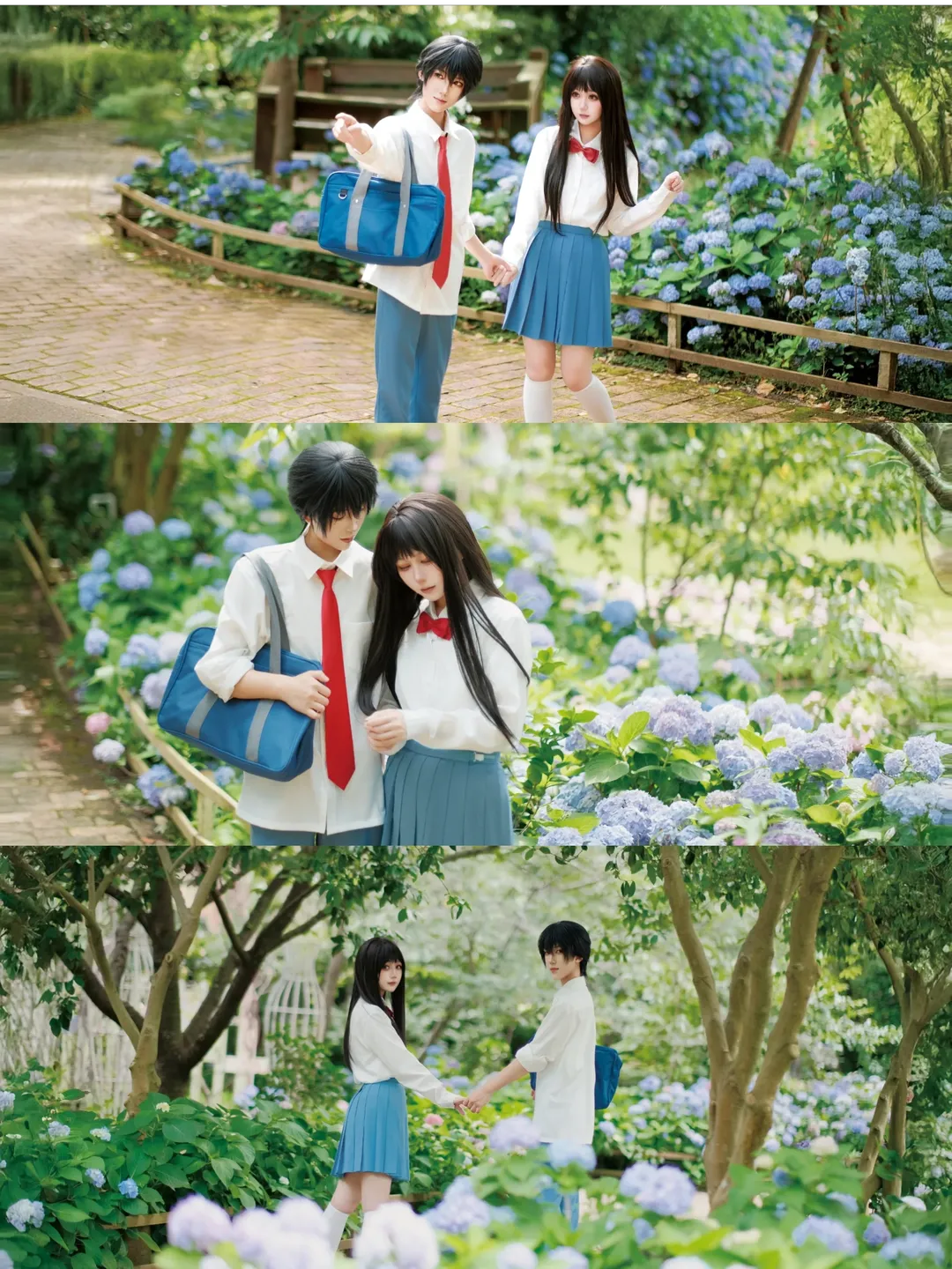 二次元コスプレ, 黒沼爽子コスプレ, 君に届け, 風早翔太コスプレ, 梅州屋外撮影 - 1枚目