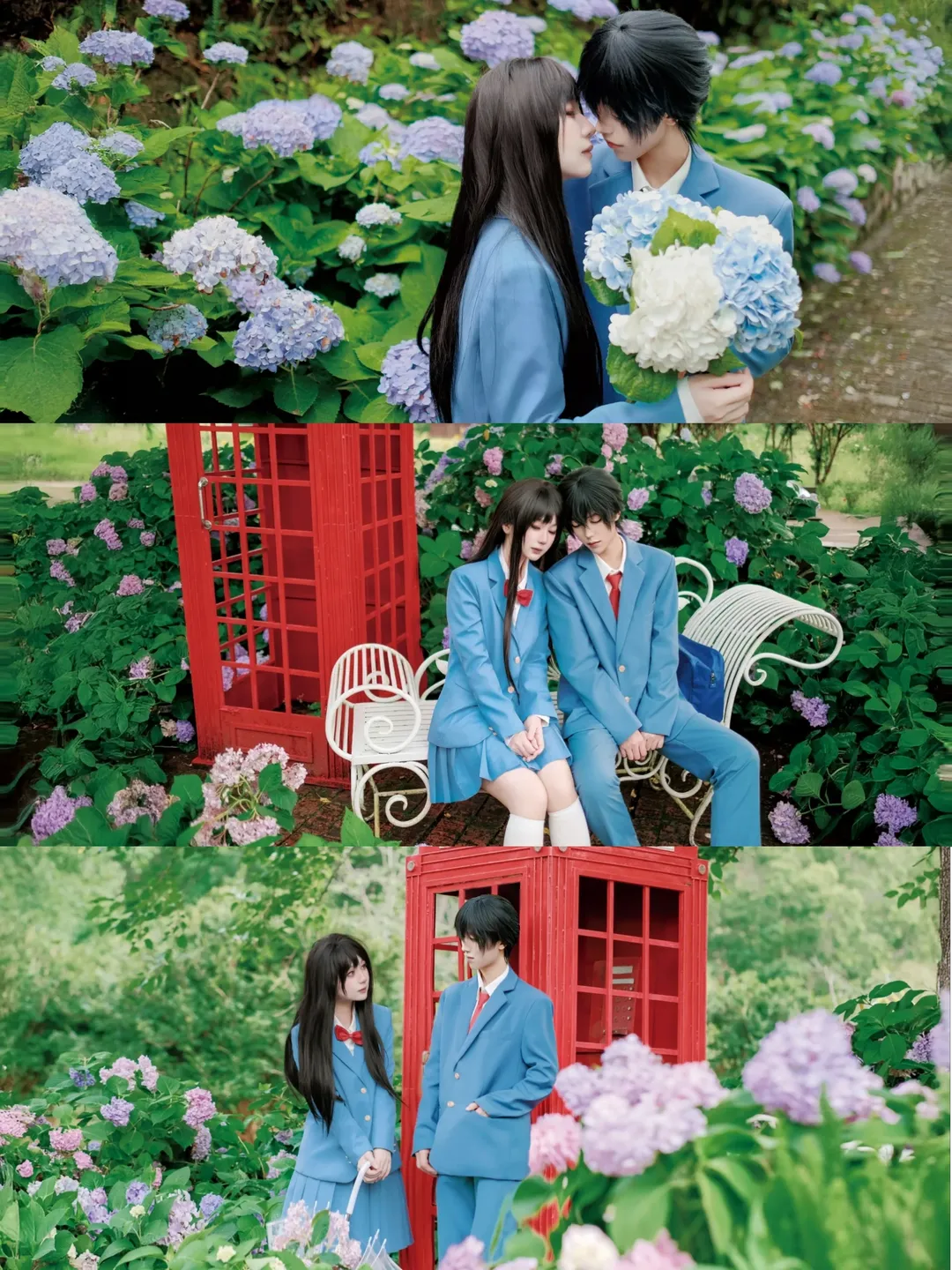 二次元コスプレ, 黒沼爽子コスプレ, 君に届け, 風早翔太コスプレ, 梅州屋外撮影 - 2枚目