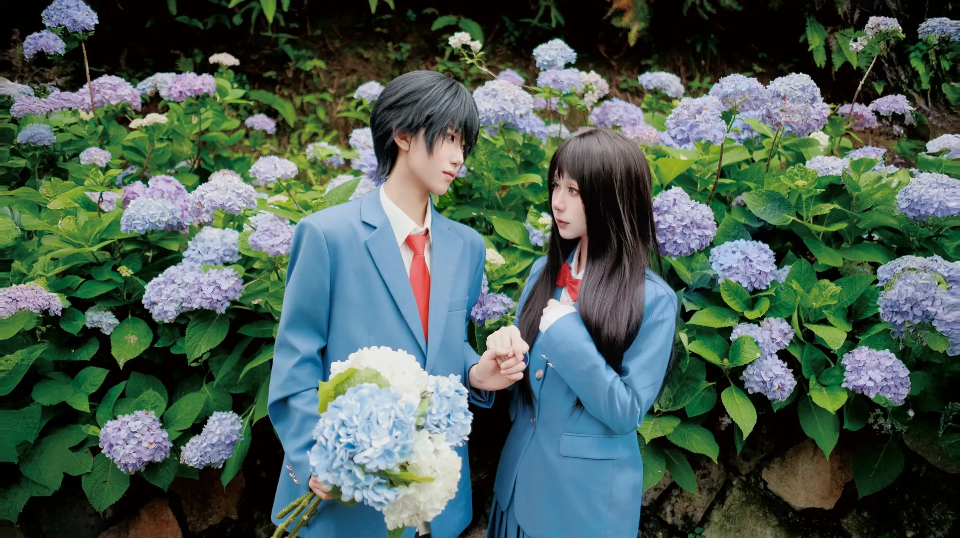二次元コスプレ, 黒沼爽子コスプレ, 君に届け, 風早翔太コスプレ, 梅州屋外撮影 - 9枚目