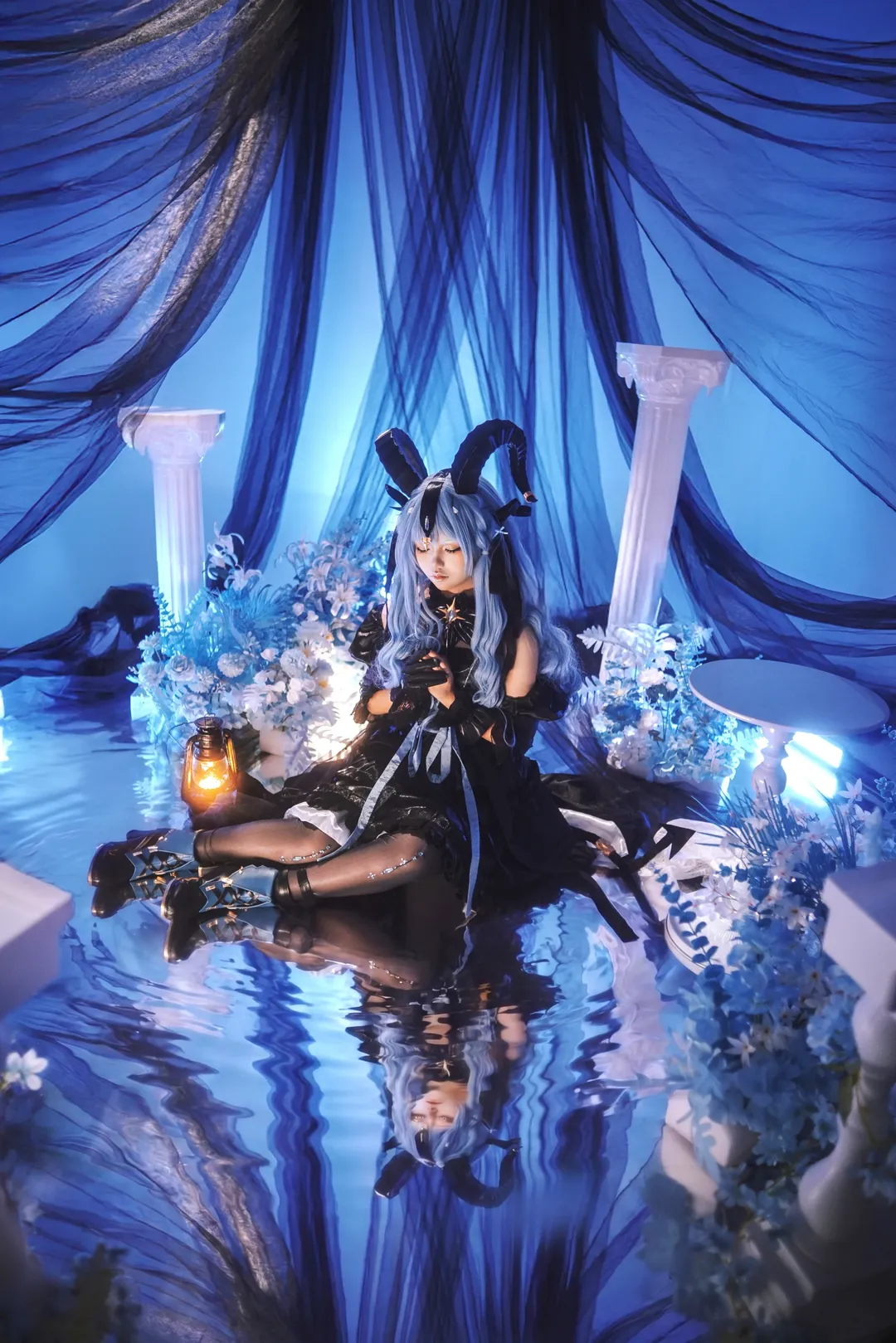 氛围感摄影, 丰川祥子cos, Ave Mujica, 梅州约拍, 哥特风cosplay