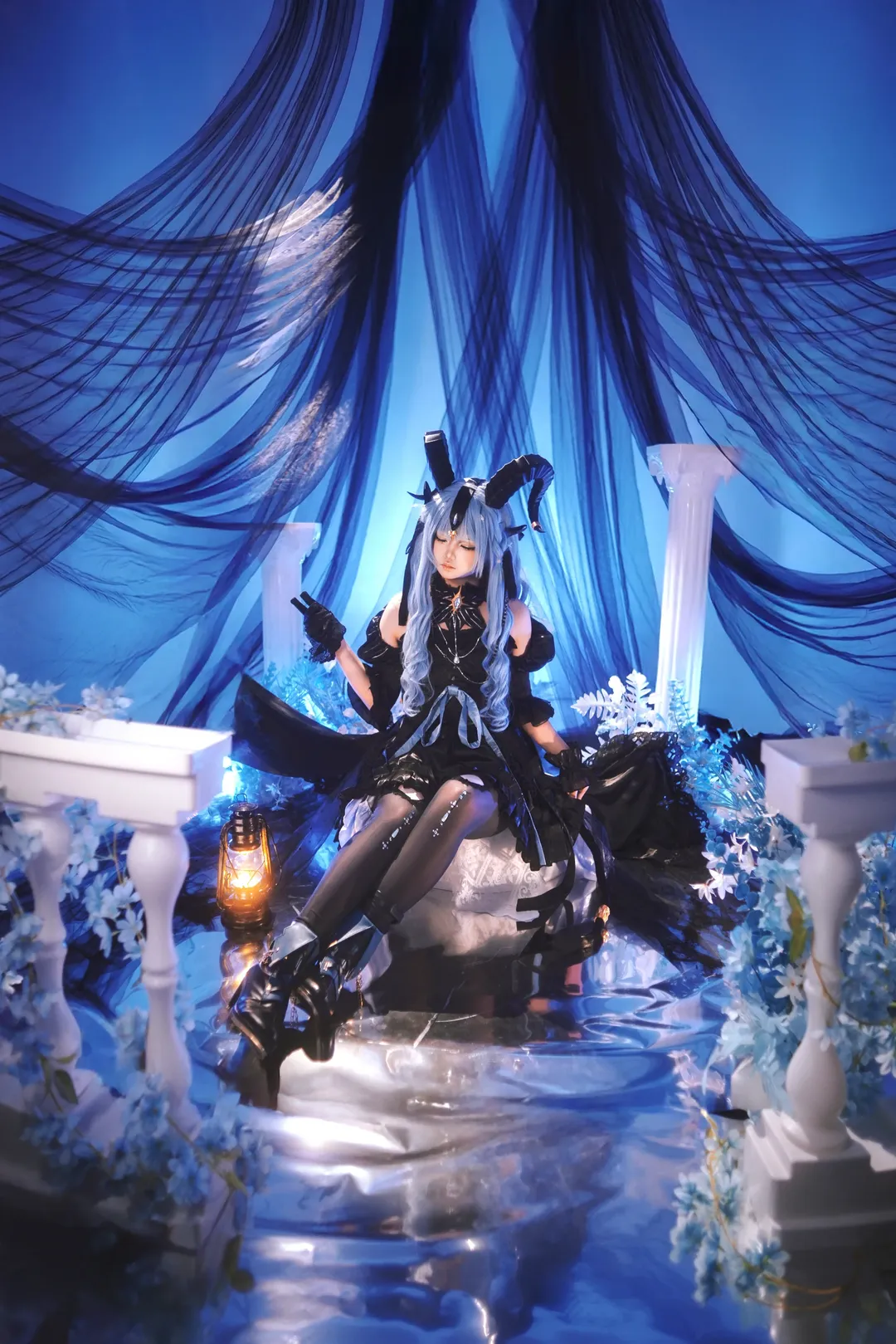 Atmospheric photography, Sakiko Toyokawa cosplay, Ave Mujica, Meizhou photoshoot booking, Gothic style cosplay - Image 7