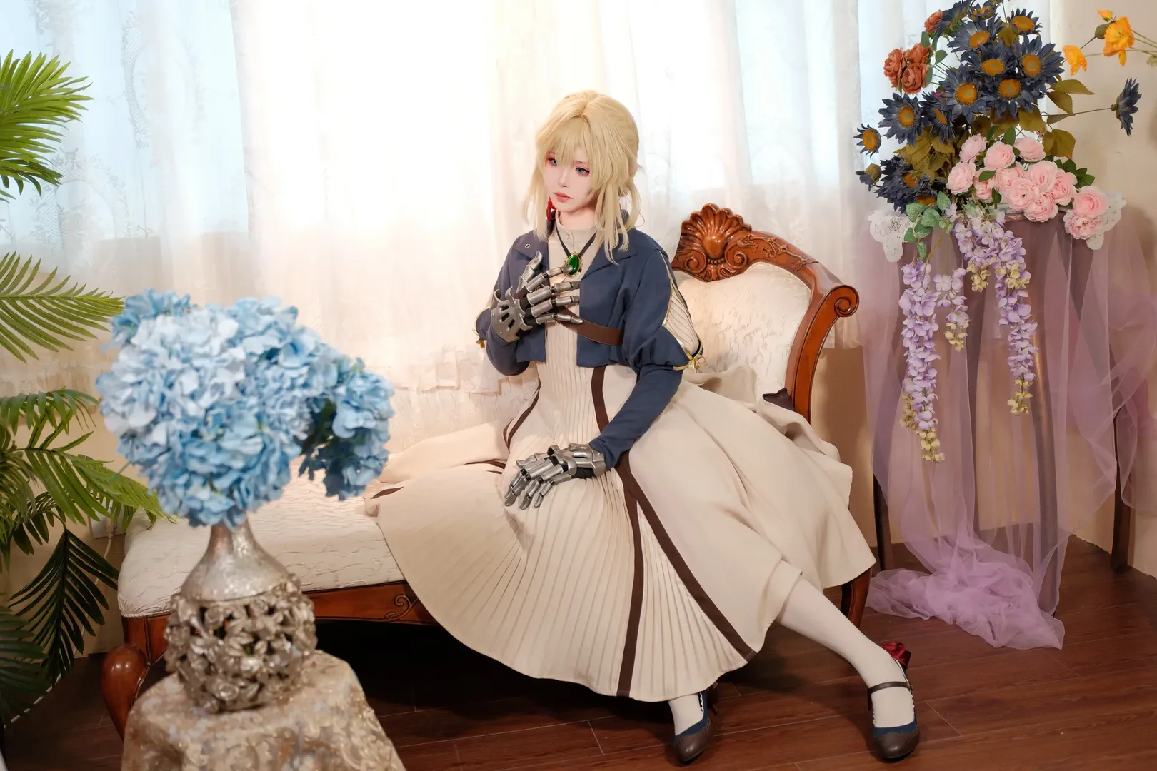 cosplay正片, 角色扮演摄影, 薇尔莉特cos, 紫罗兰永恒花园, 蒸汽朋克复古