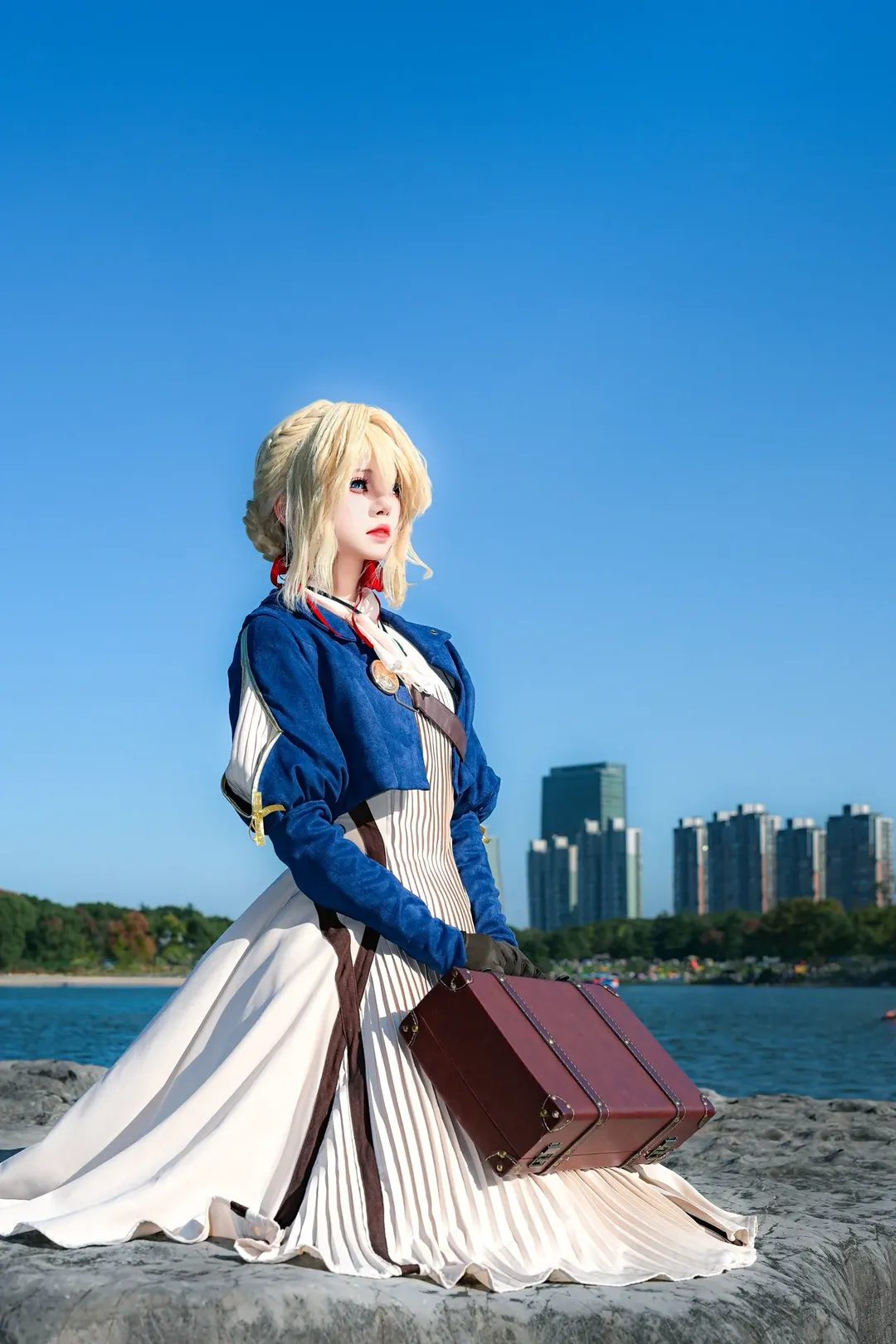 ロケーション撮影, コスプレ撮影, ヴァイオレット・エヴァーガーデン コスプレ, ヴァイオレット・エヴァーガーデン, レトロコーデ - 2枚目