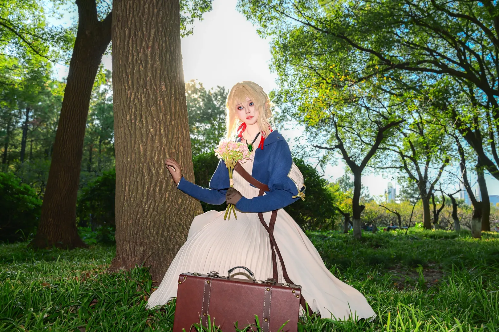 ロケーション撮影, コスプレ撮影, ヴァイオレット・エヴァーガーデン コスプレ, ヴァイオレット・エヴァーガーデン, レトロコーデ - 5枚目