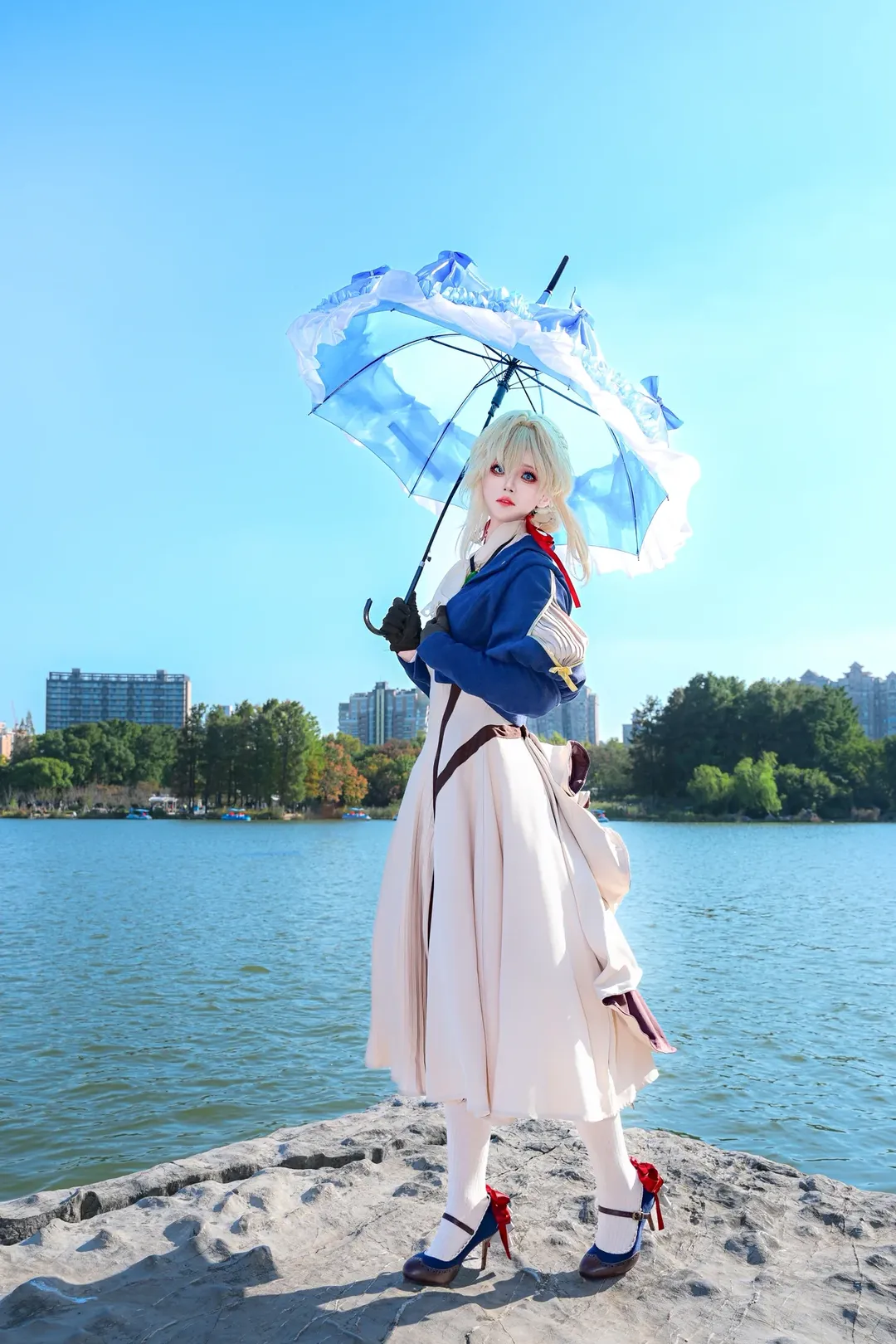 ロケーション撮影, コスプレ撮影, ヴァイオレット・エヴァーガーデン コスプレ, ヴァイオレット・エヴァーガーデン, レトロコーデ - 7枚目