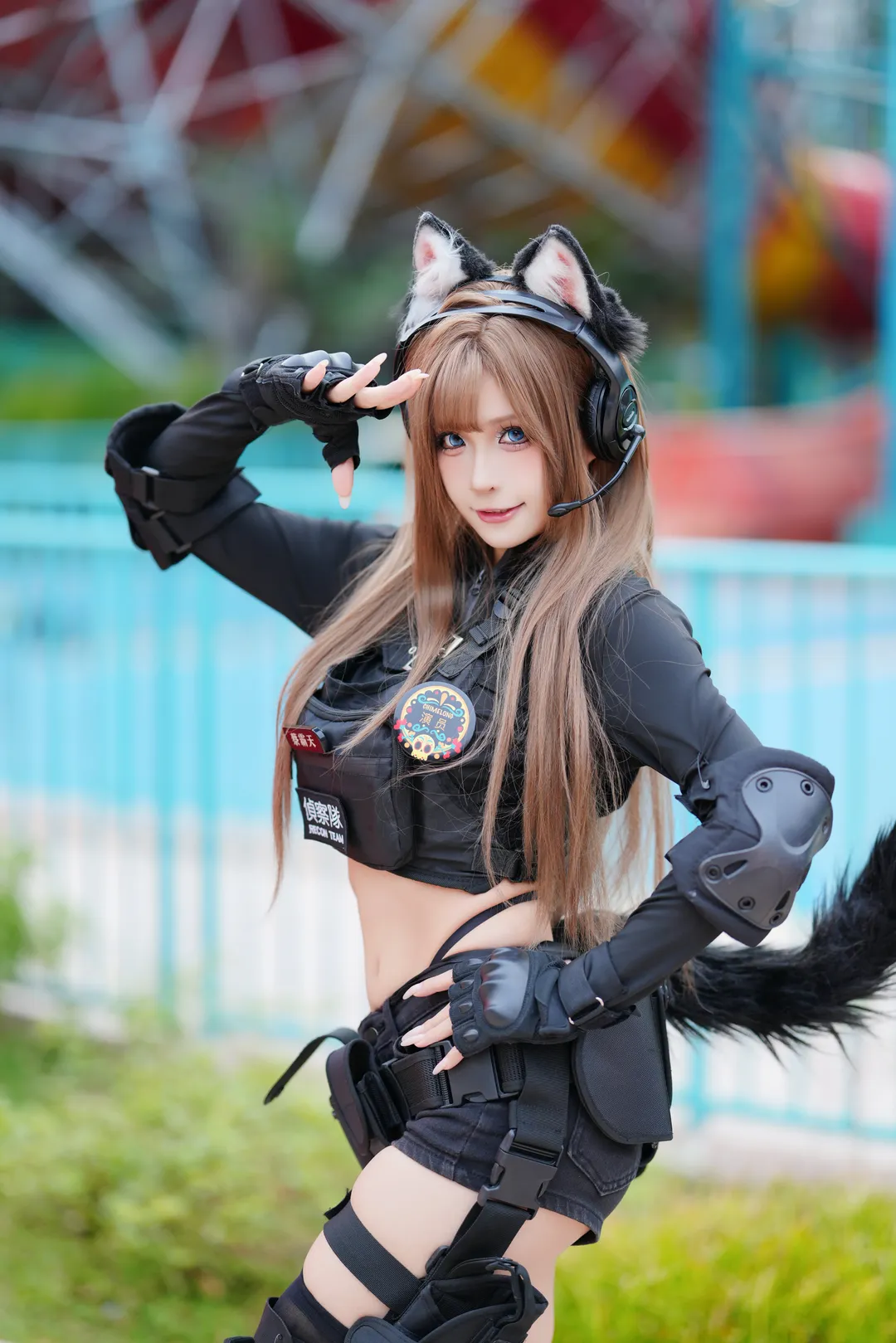 コスプレ, 二次元撮影, 獣耳娘, 戦術人形, タクティカル装備 - 10枚目