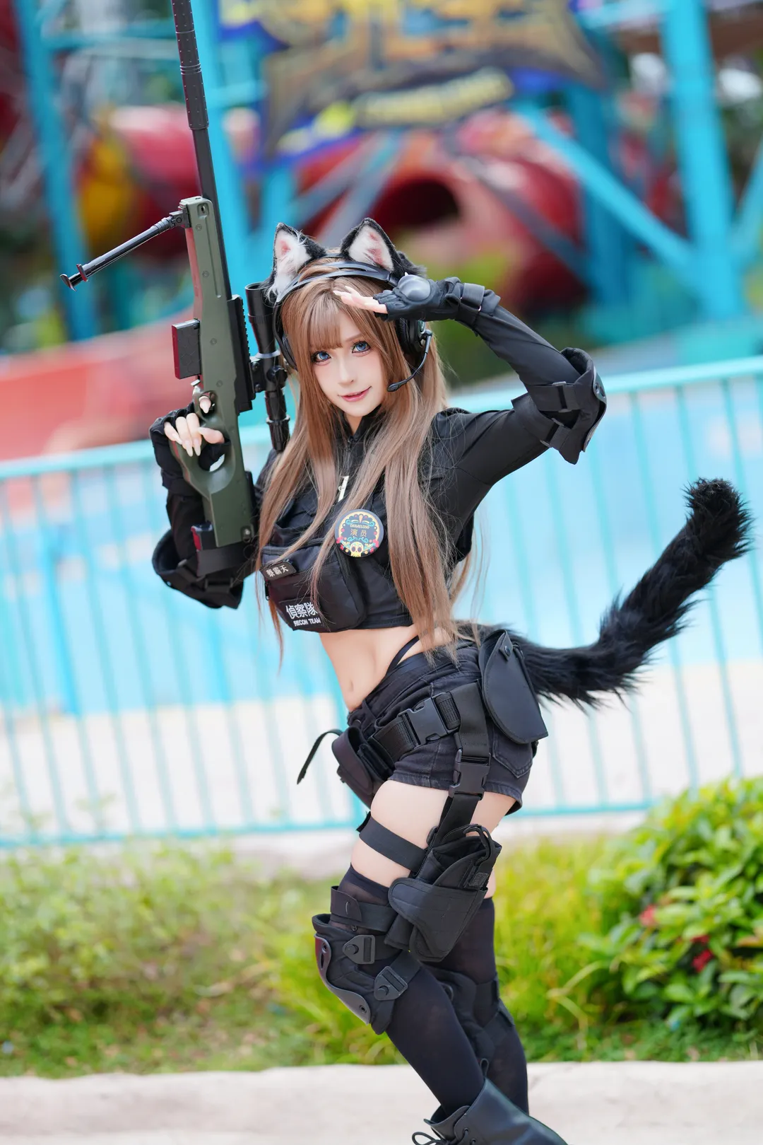 コスプレ, 二次元撮影, 獣耳娘, 戦術人形, タクティカル装備 - 12枚目