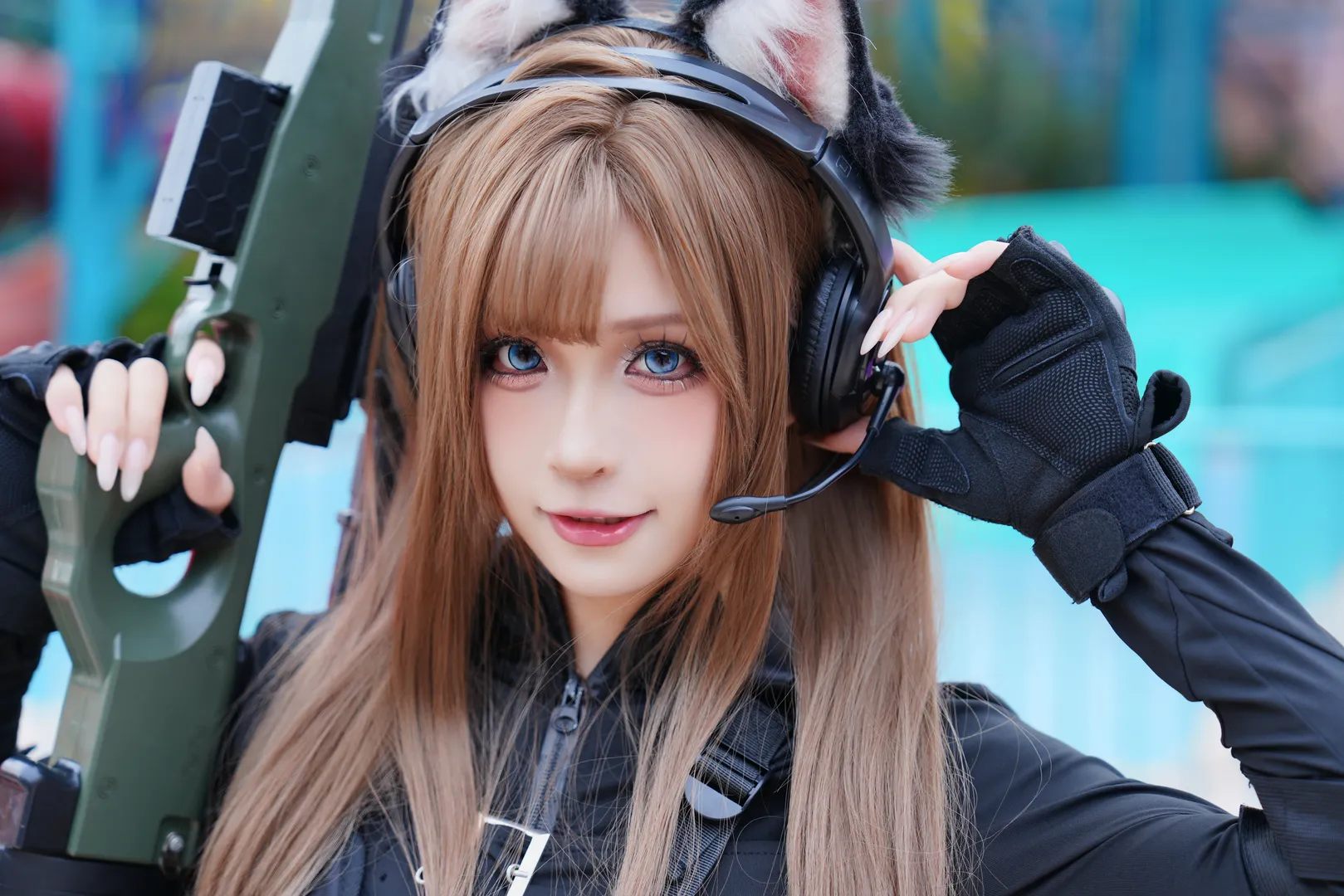 コスプレ, 二次元撮影, 獣耳娘, 戦術人形, タクティカル装備 - 14枚目
