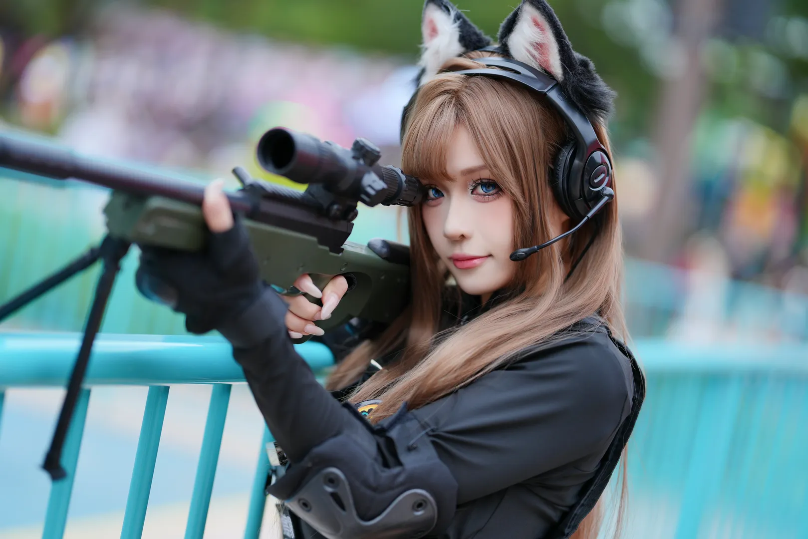 コスプレ, 二次元撮影, 獣耳娘, 戦術人形, タクティカル装備 - 2枚目