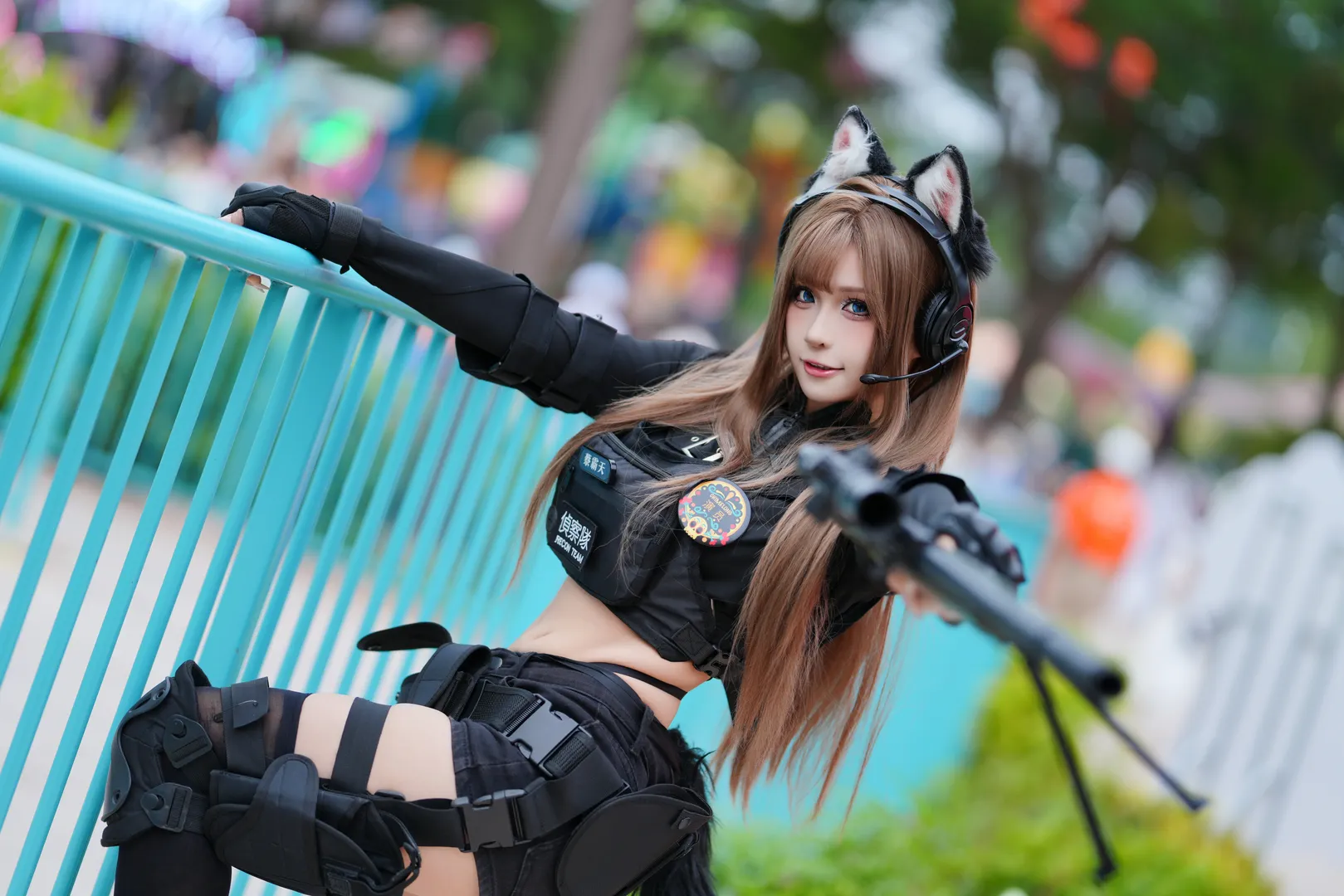 コスプレ, 二次元撮影, 獣耳娘, 戦術人形, タクティカル装備 - 5枚目