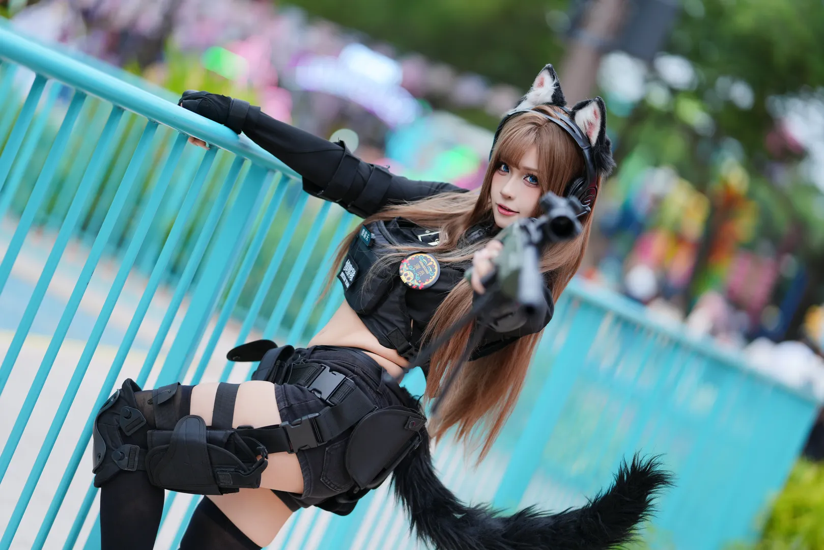 コスプレ, 二次元撮影, 獣耳娘, 戦術人形, タクティカル装備 - 6枚目