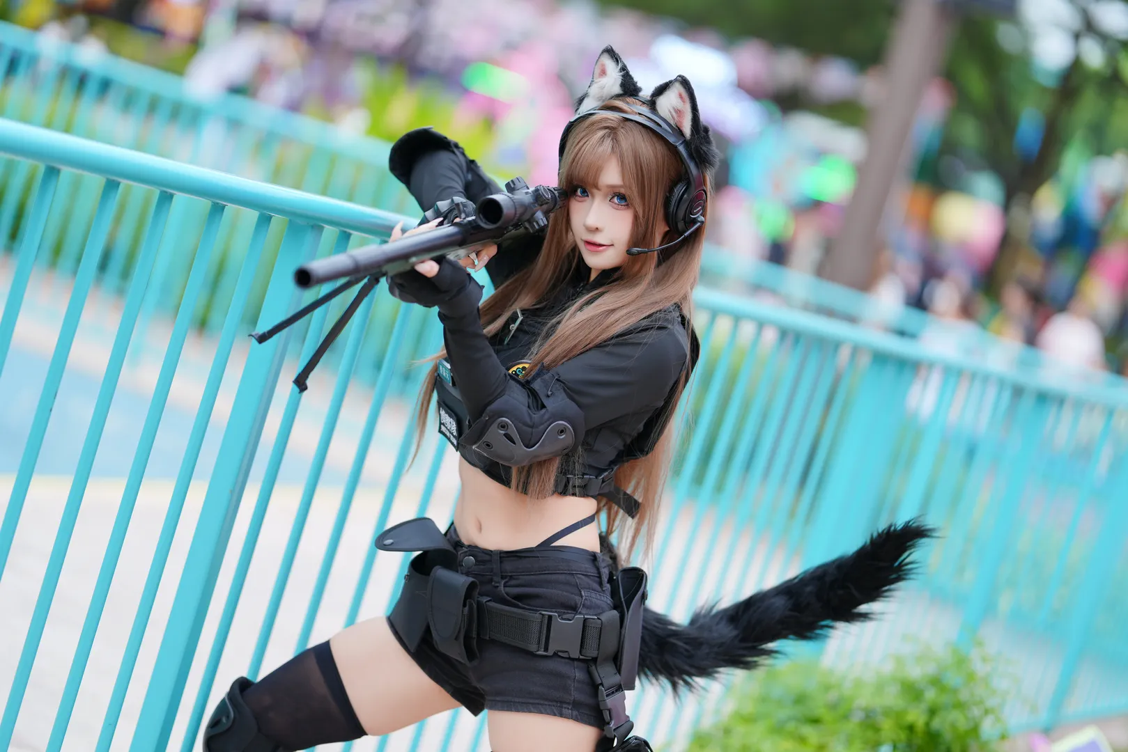 コスプレ, 二次元撮影, 獣耳娘, 戦術人形, タクティカル装備 - 7枚目