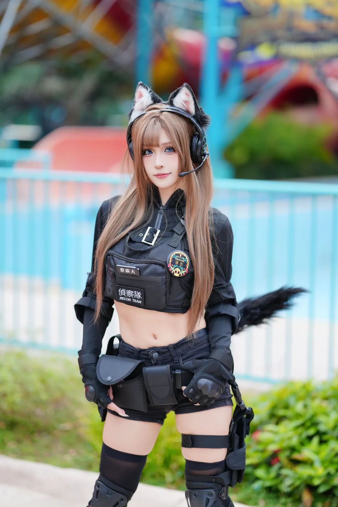 コスプレ, 二次元撮影, 獣耳娘, 戦術人形, タクティカル装備 - 8枚目