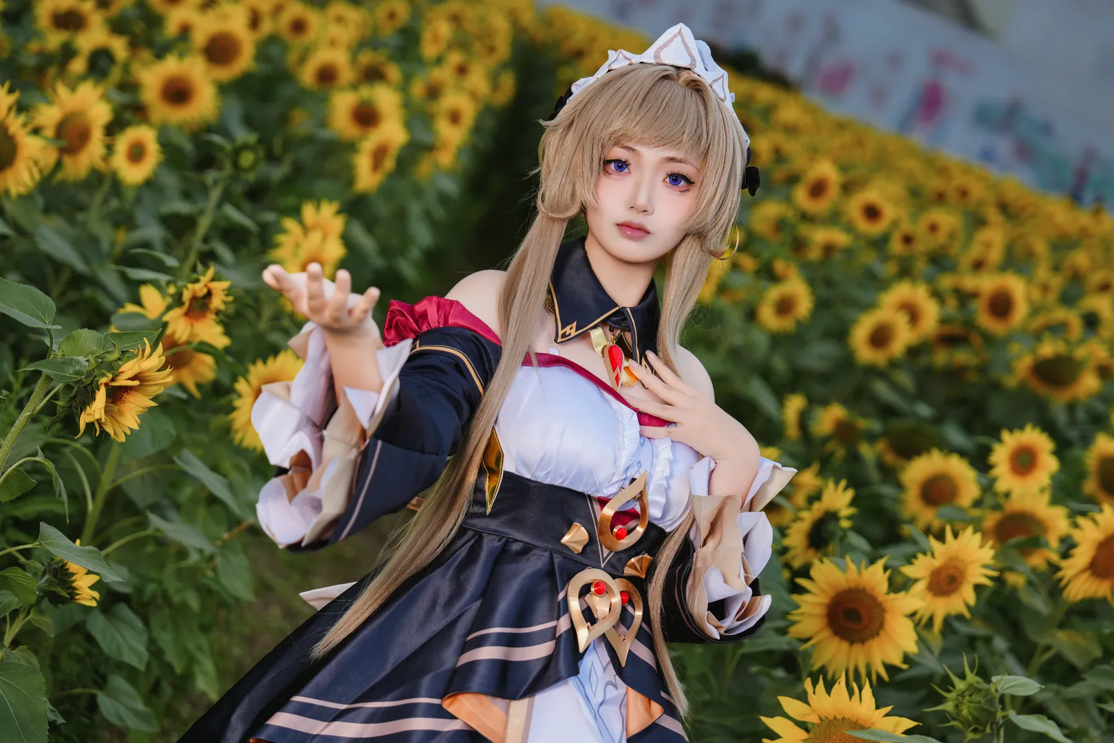桑多涅cos, 原神, 木偶cos, 二次元Cosplay, 向日葵外景 - 第10张