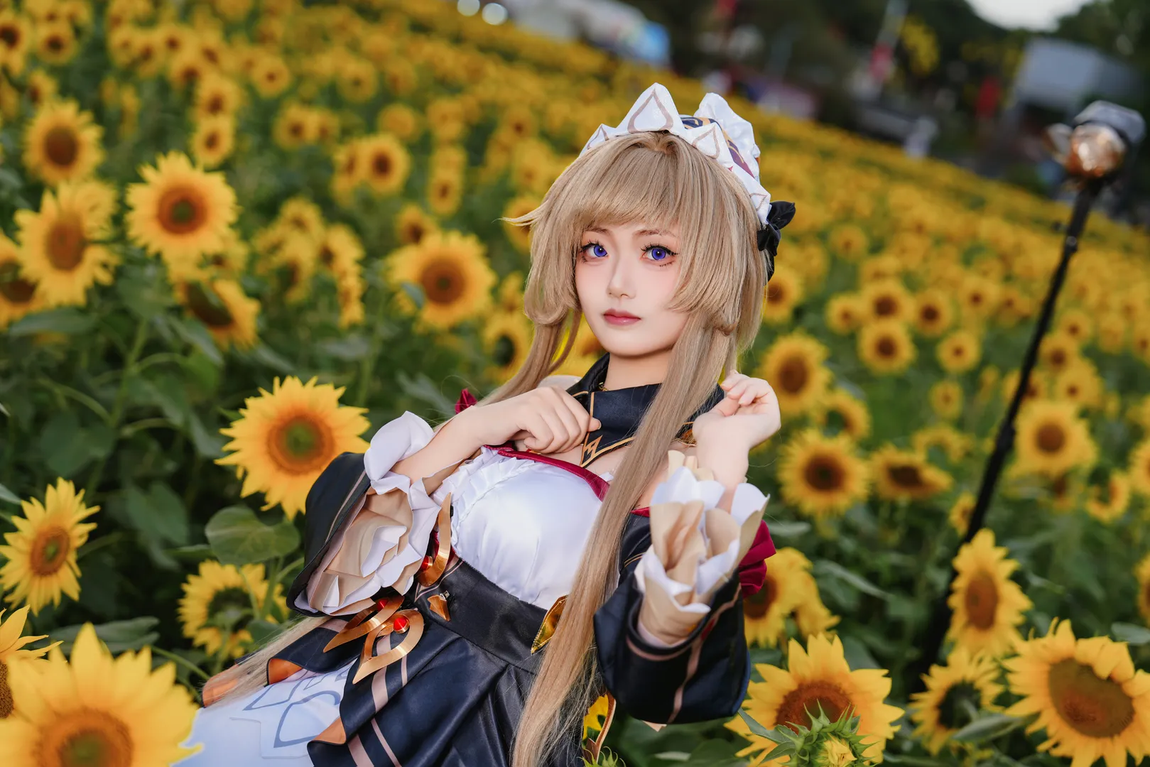 桑多涅cos, 原神, 木偶cos, 二次元Cosplay, 向日葵外景 - 第3张
