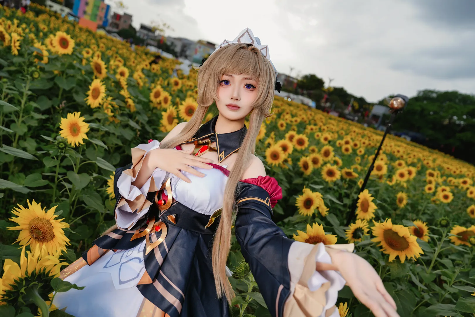 桑多涅cos, 原神, 木偶cos, 二次元Cosplay, 向日葵外景 - 第4张