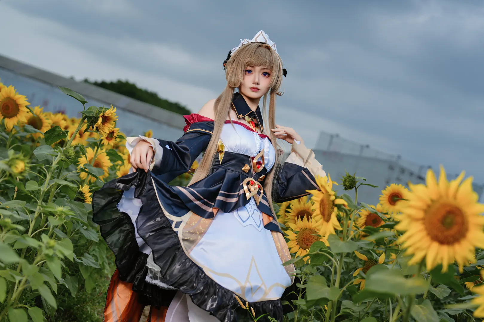 桑多涅cos, 原神, 木偶cos, 二次元Cosplay, 向日葵外景