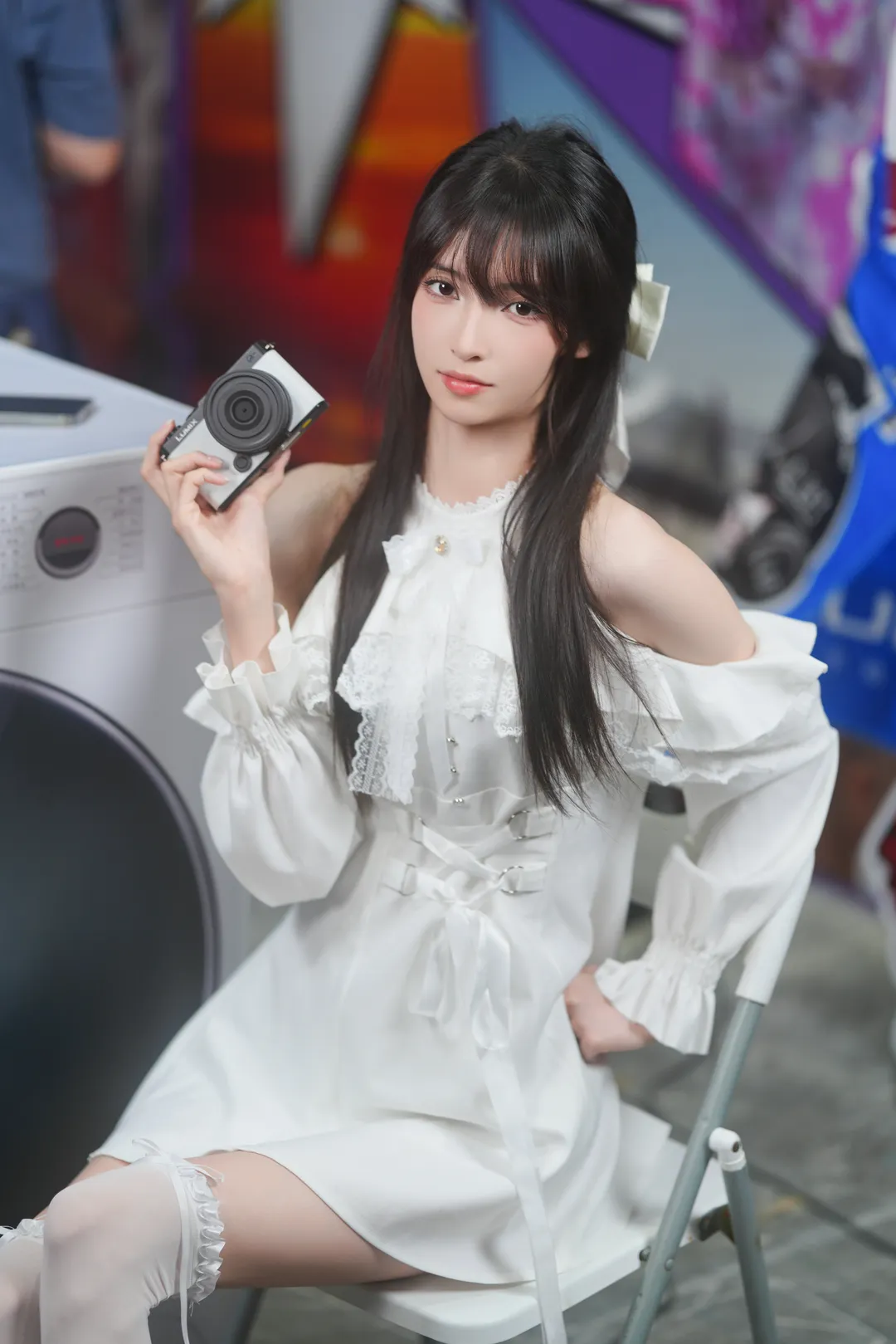 Anime-style photography, Convention photos, Firefly ACG Expo, Panasonic camera, White-style outfit