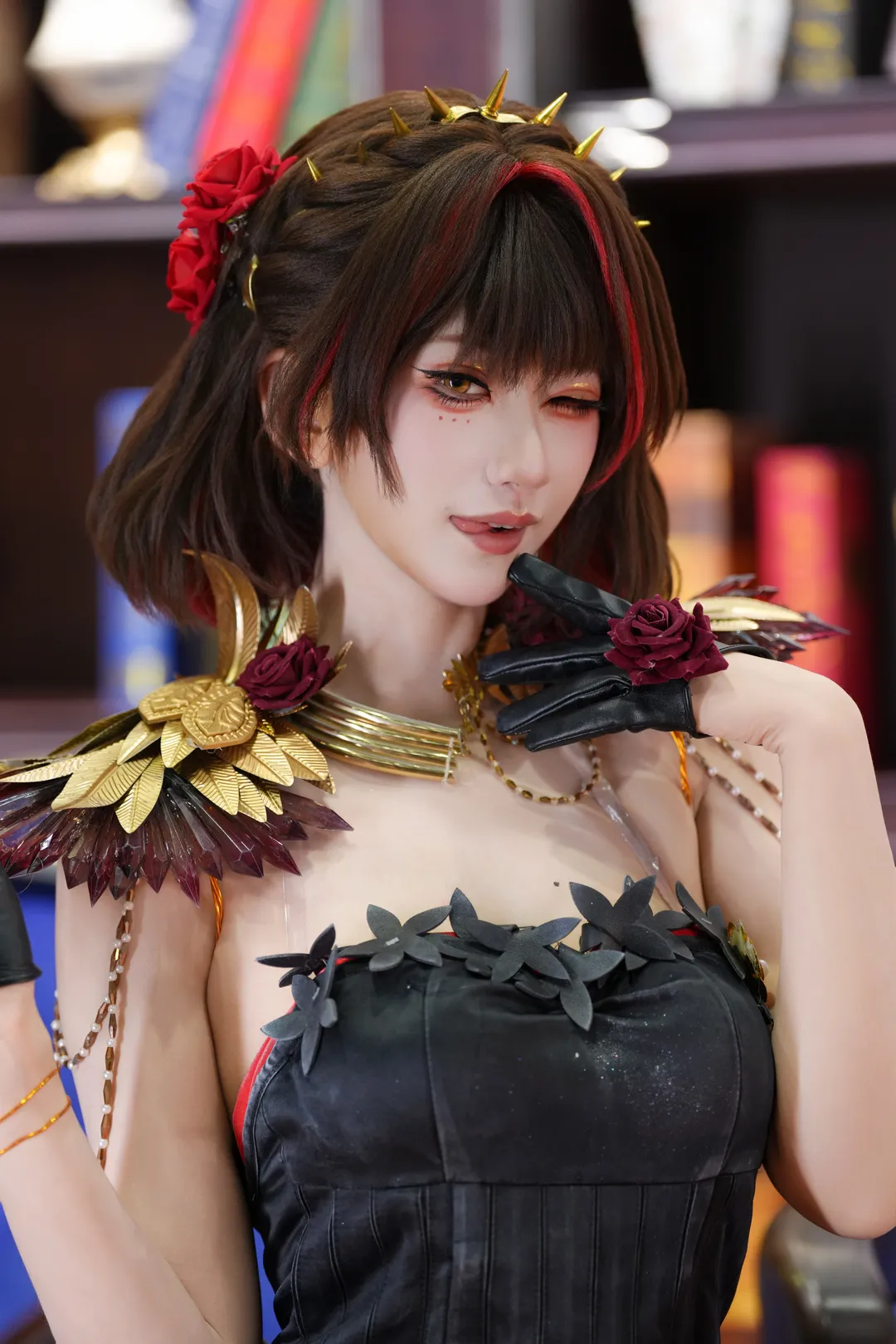コスプレ, イベント写真, ブラック＆レッド, 白銀の城, 赤薔薇のコスプレ - 1枚目