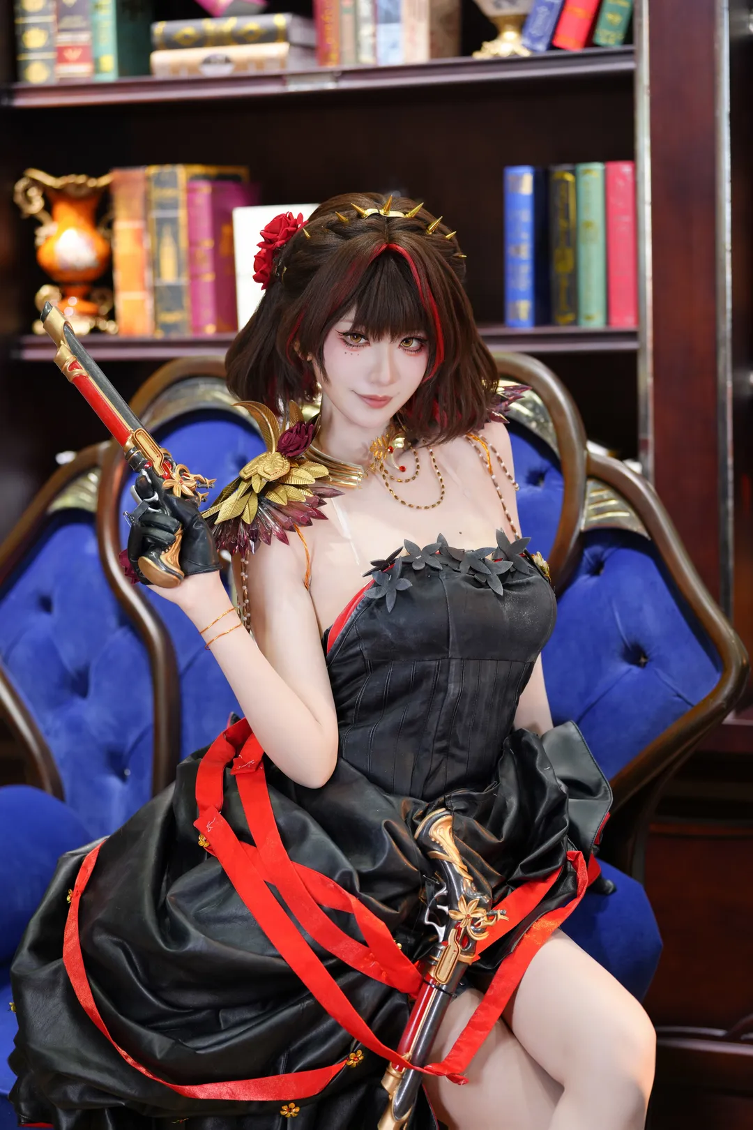 コスプレ, イベント写真, ブラック＆レッド, 白銀の城, 赤薔薇のコスプレ - 4枚目