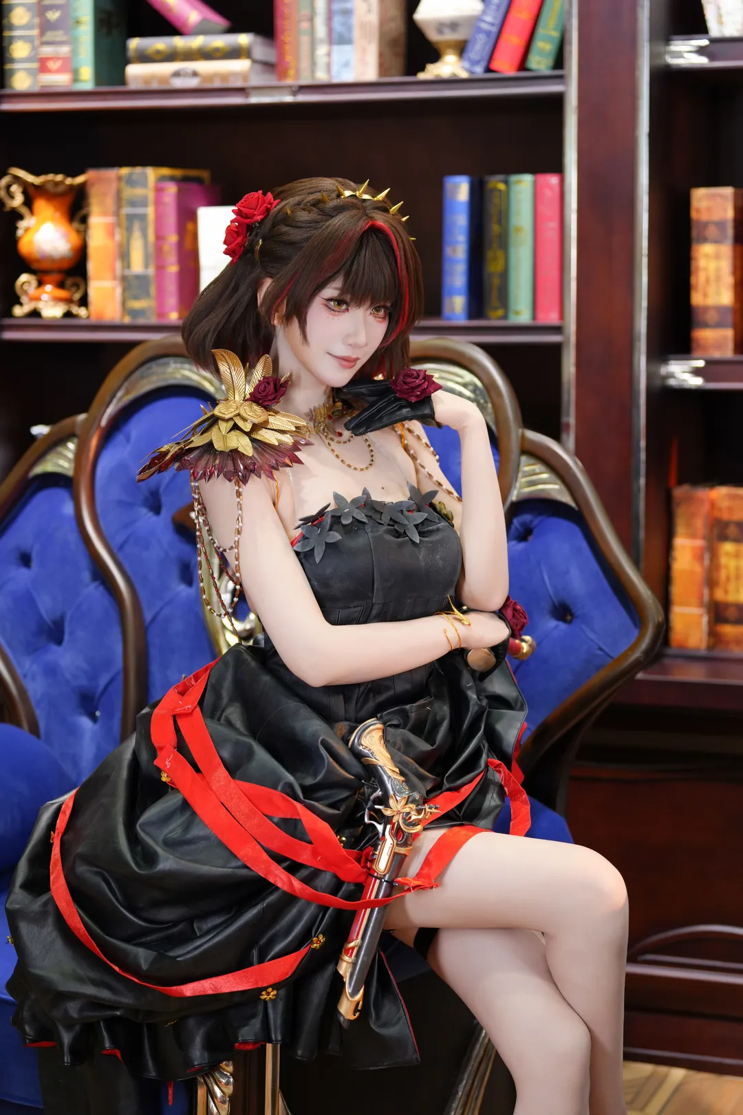 コスプレ, イベント写真, ブラック＆レッド, 白銀の城, 赤薔薇のコスプレ - 5枚目