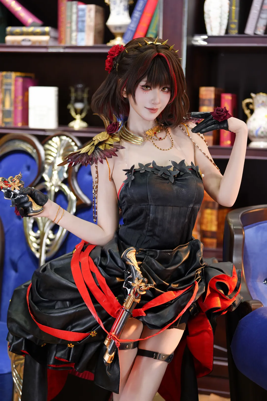 コスプレ, イベント写真, ブラック＆レッド, 白銀の城, 赤薔薇のコスプレ - 7枚目