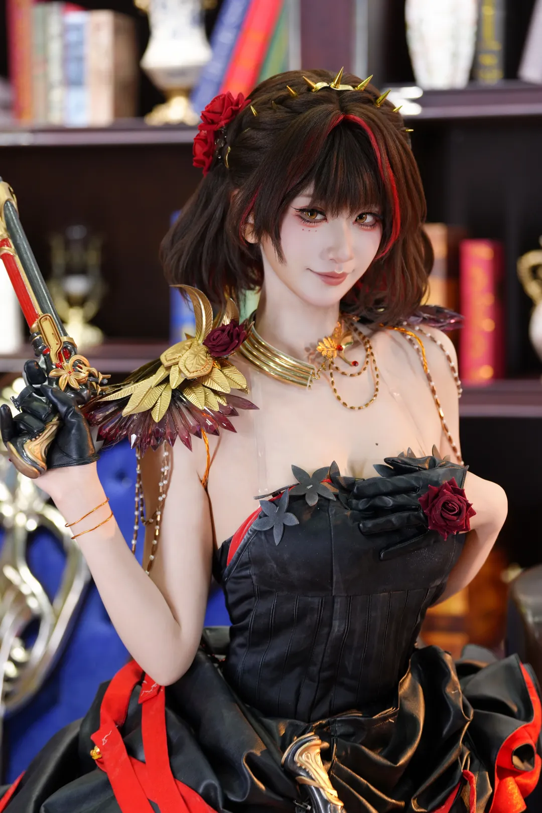 コスプレ, イベント写真, ブラック＆レッド, 白銀の城, 赤薔薇のコスプレ - 8枚目