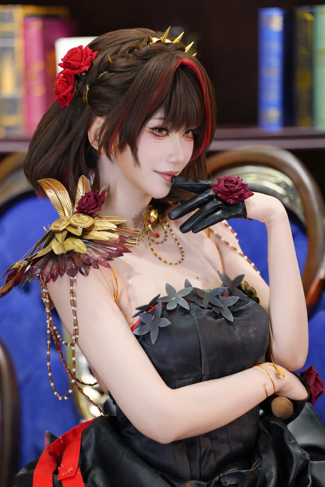 コスプレ, イベント写真, ブラック＆レッド, 白銀の城, 赤薔薇のコスプレ - 9枚目