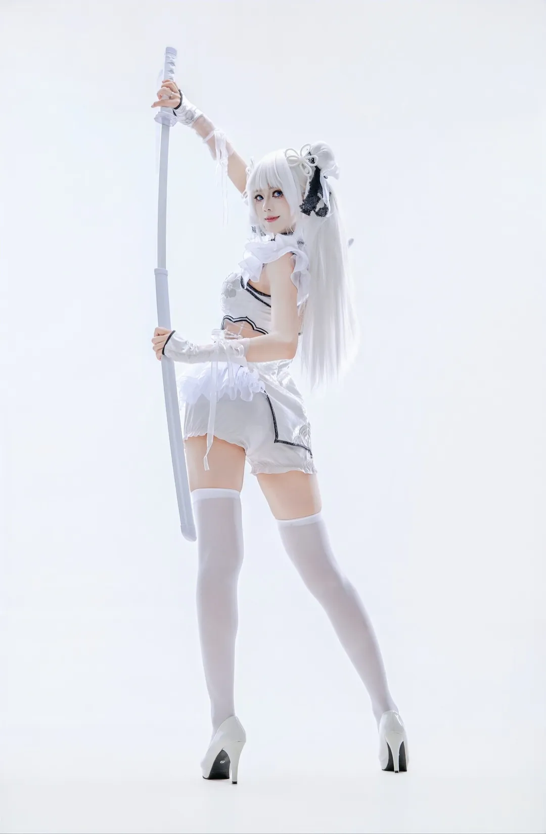 永劫无间, 殷紫萍cos, 玉髓冰心, 高调棚拍, 国风游戏cosplay
