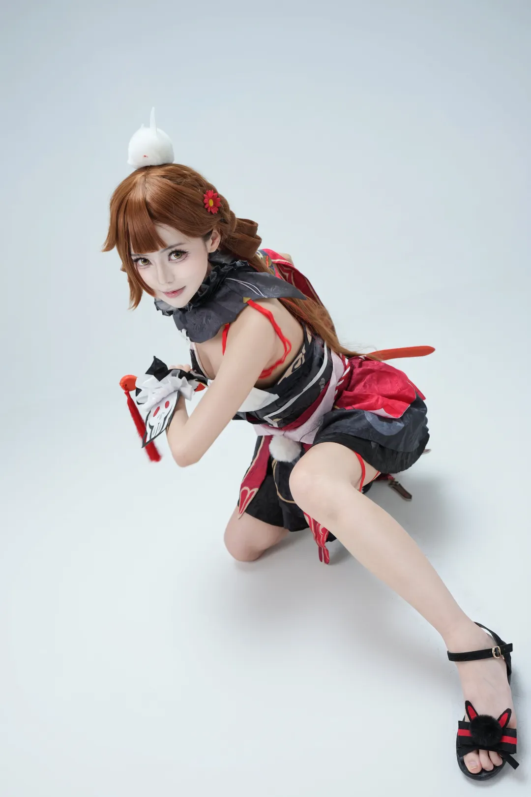 崩坏3, cosplay, 棚拍写真, 李素裳cos, 锦岁玉团