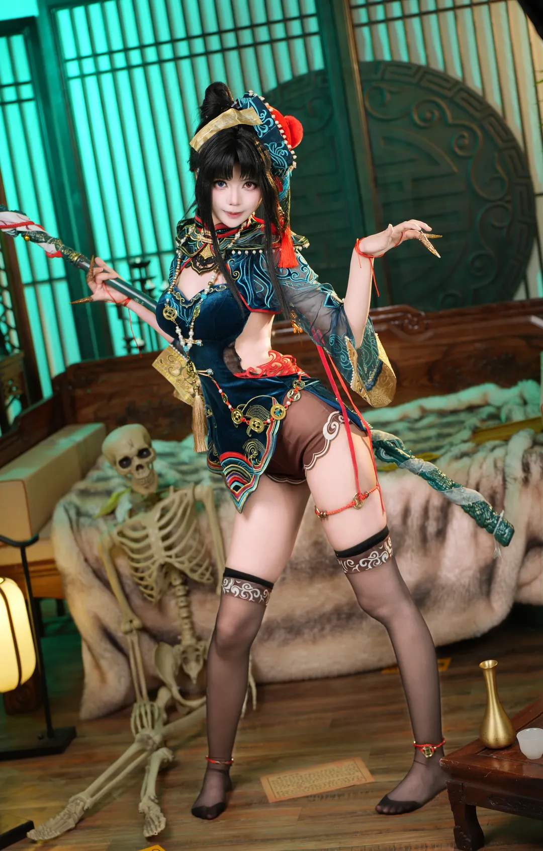 玉玲珑cos, 永劫无间, 国风cosplay, 御姐cos, 暗黑风格