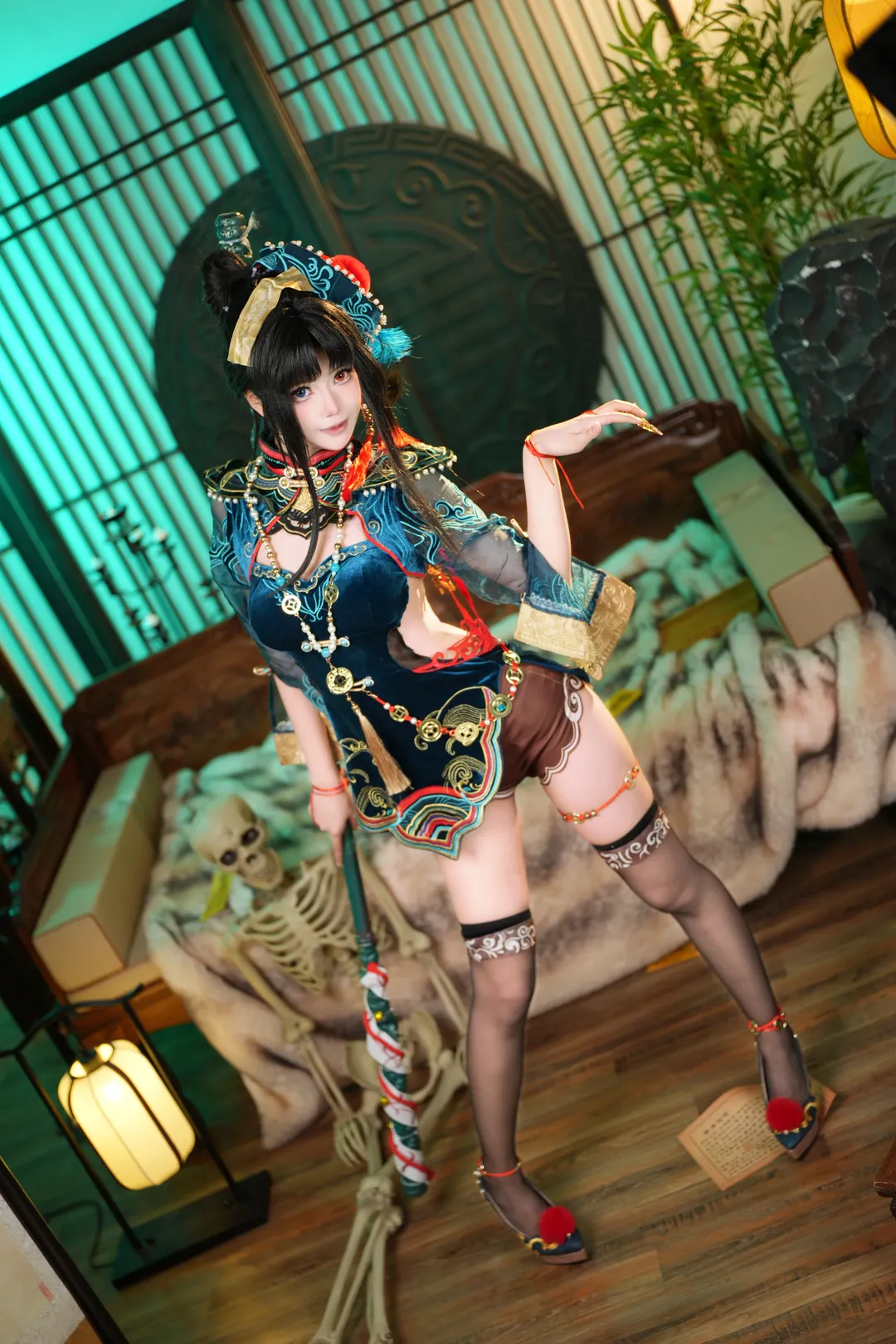 玉玲珑cos, 永劫无间, 国风cosplay, 御姐cos, 暗黑风格 - 第2张