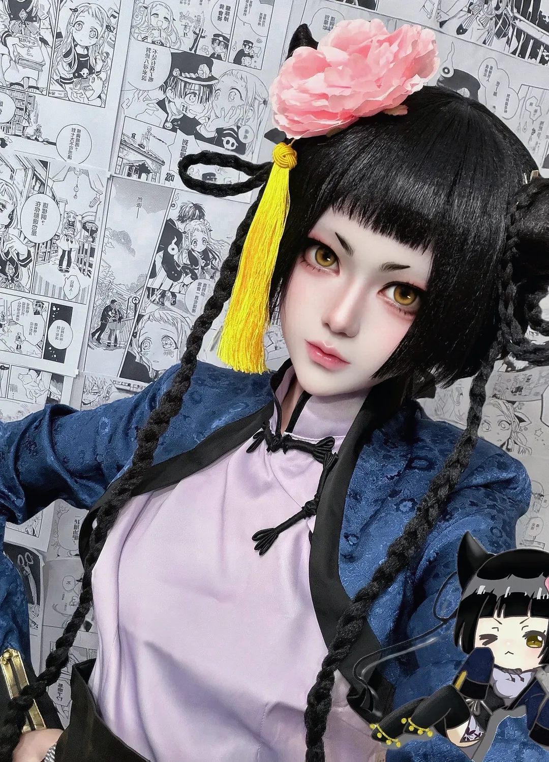 二次元cosplay, 国风cos, 黑执事, 漫展试衣, 蓝猫cos