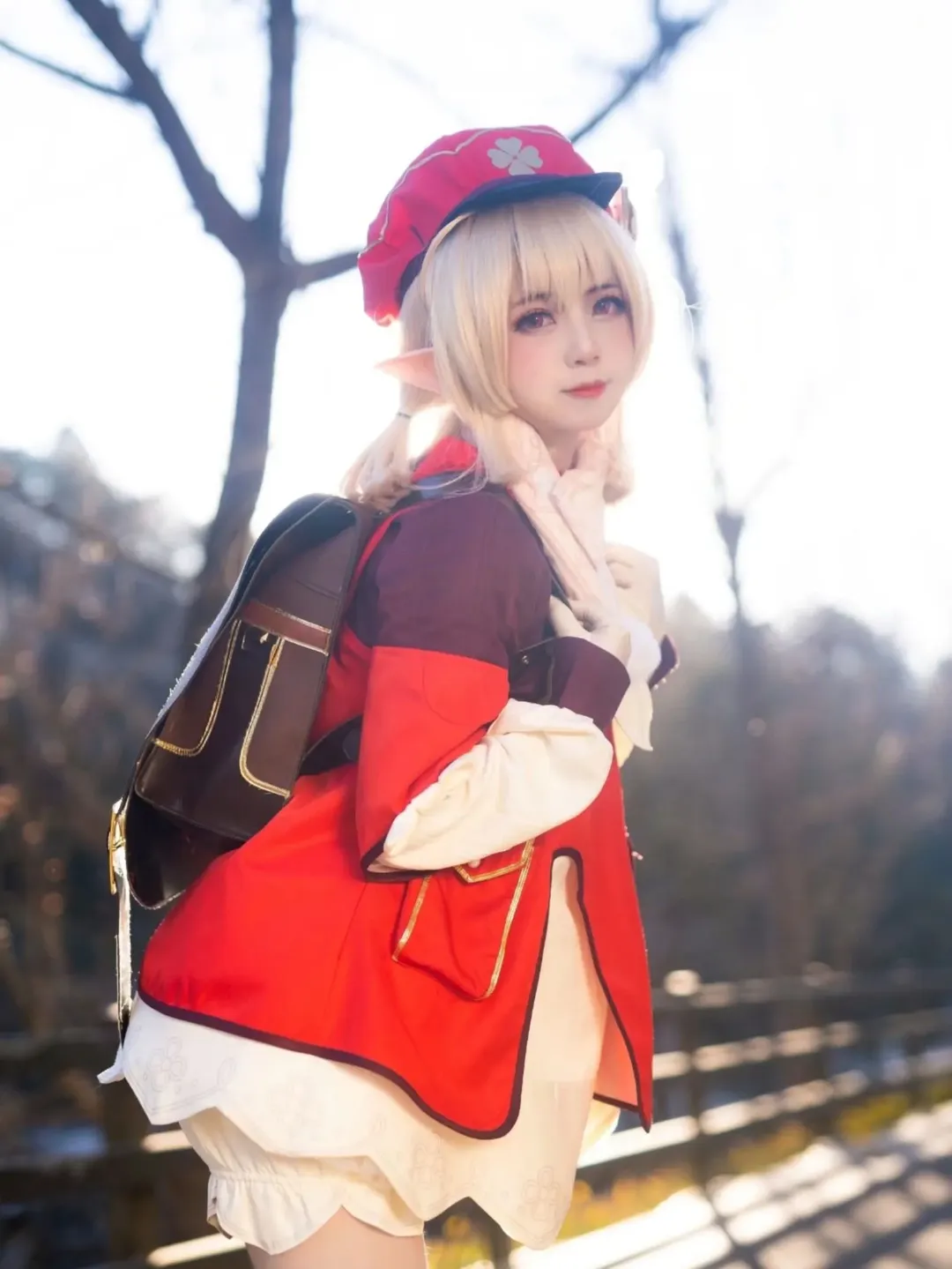 原神, 二次元摄影, 可莉cos, 户外cosplay, 昆明世博园 - 第1张