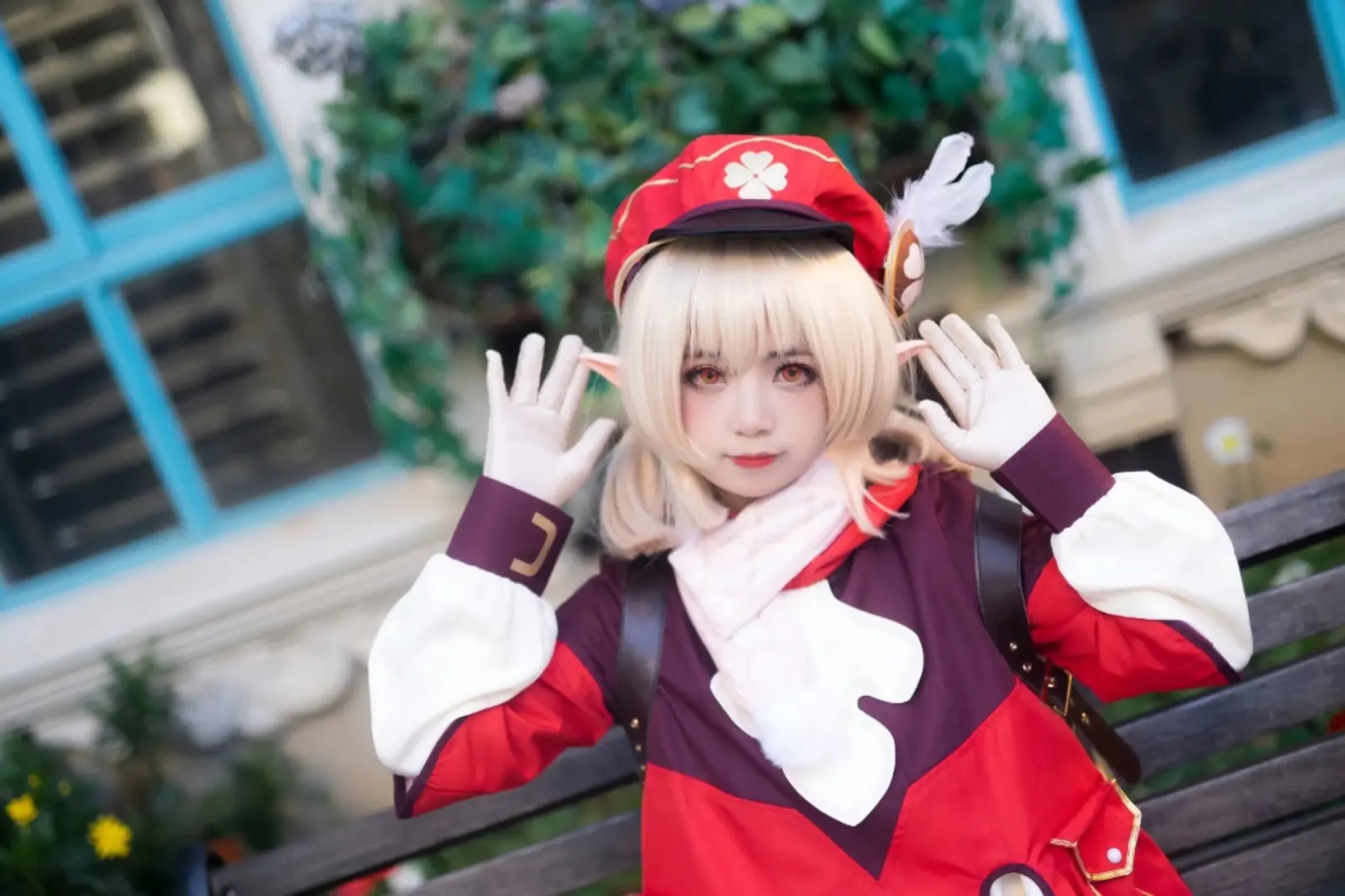 原神, 二次元摄影, 可莉cos, 户外cosplay, 昆明世博园 - 第2张