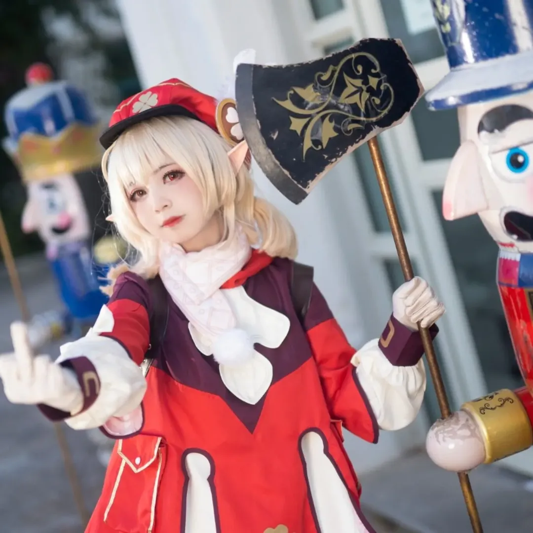 原神, 二次元摄影, 可莉cos, 户外cosplay, 昆明世博园 - 第3张