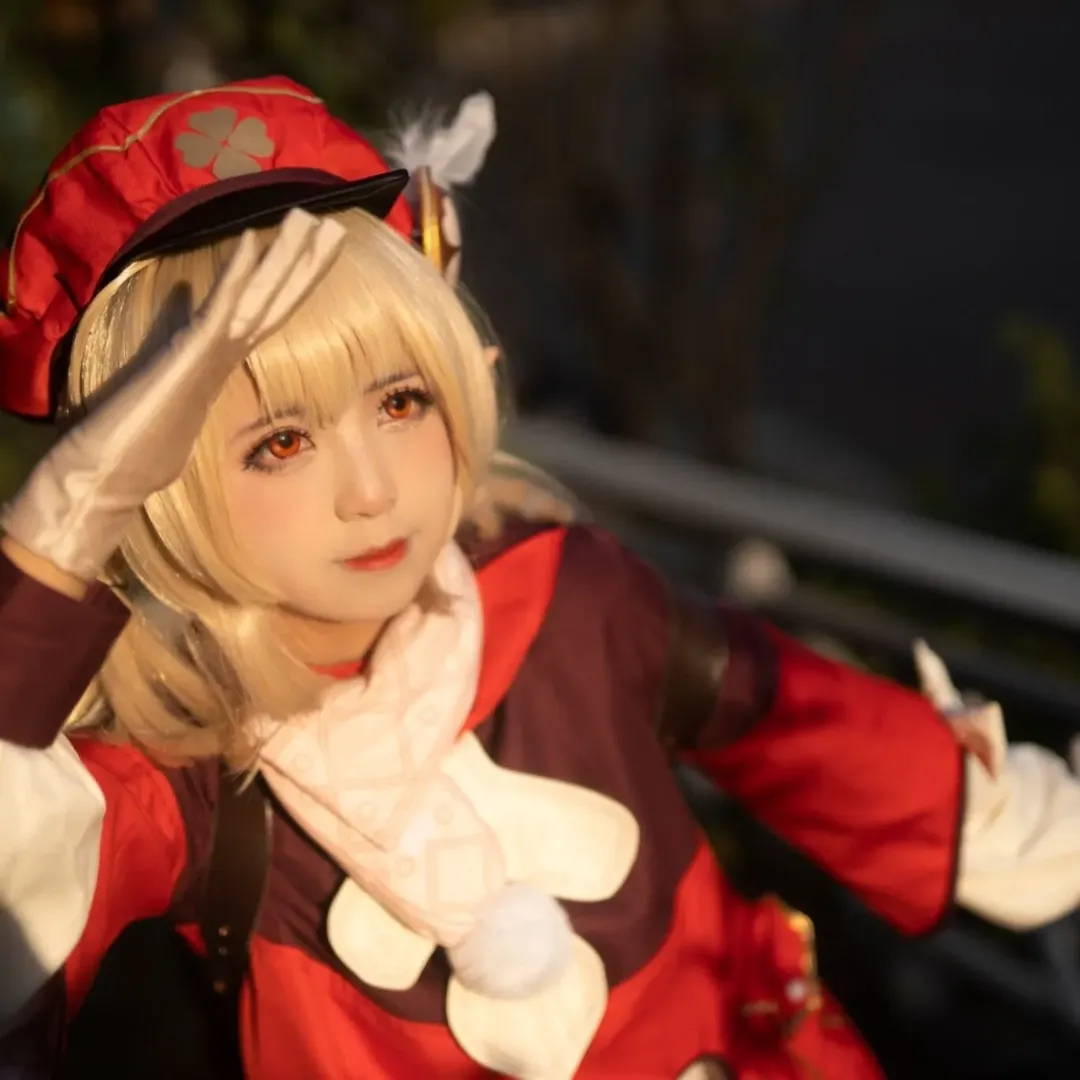原神, 二次元摄影, 可莉cos, 户外cosplay, 昆明世博园 - 第4张