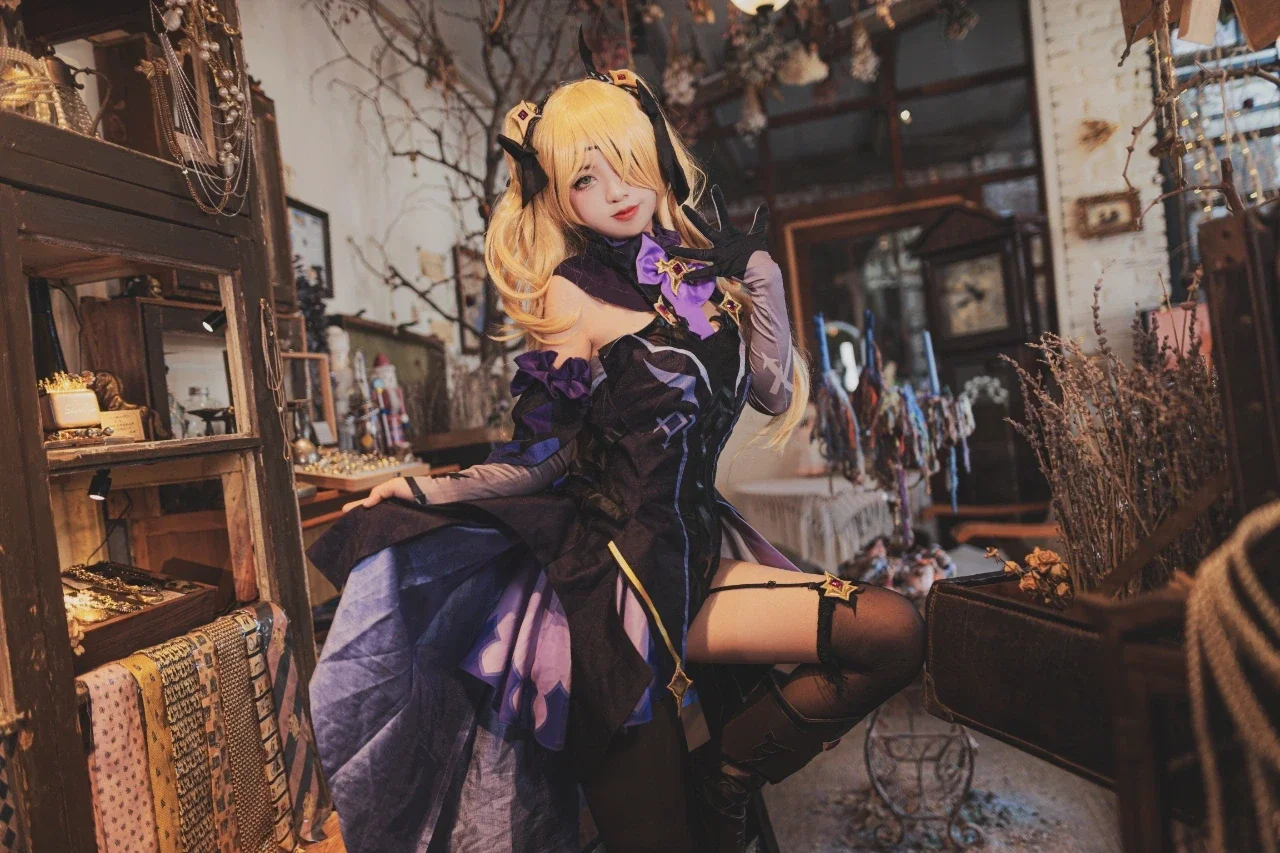 原神, cosplay摄影, 菲谢尔cos, 昆明拍照打卡, 昆明探店