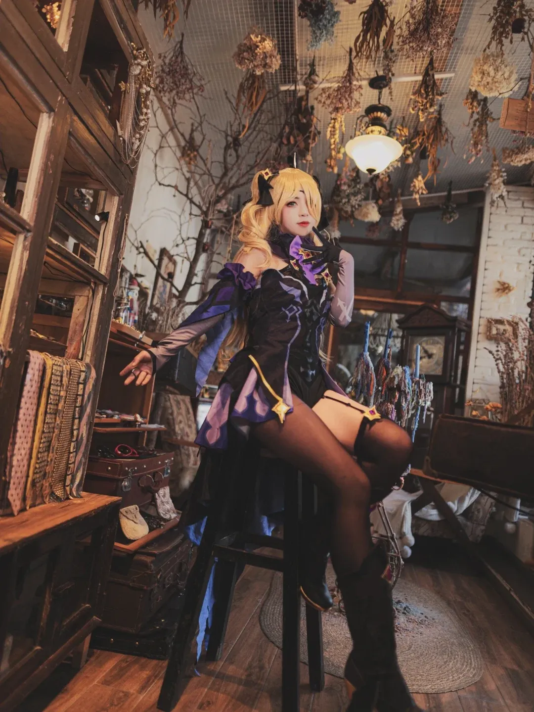 原神, cosplay攝影, 菲謝爾cos, 昆明拍照打卡, 昆明探店 - 第5張