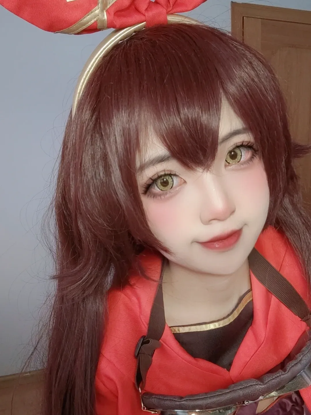 原神, cosplay妆容, 安柏cos, 护目镜搭配, 二次元美瞳 - 第3张