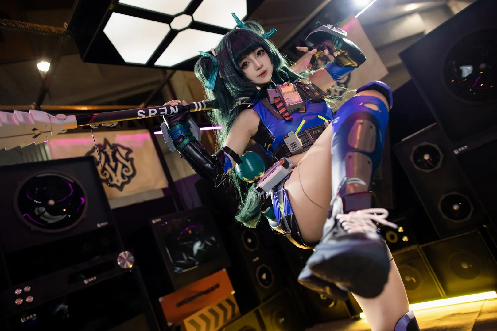 Zenless Zone Zero, Cyberpunk cosplay, Combat style cosplay, Qingyi cosplay, Mecha style outfit